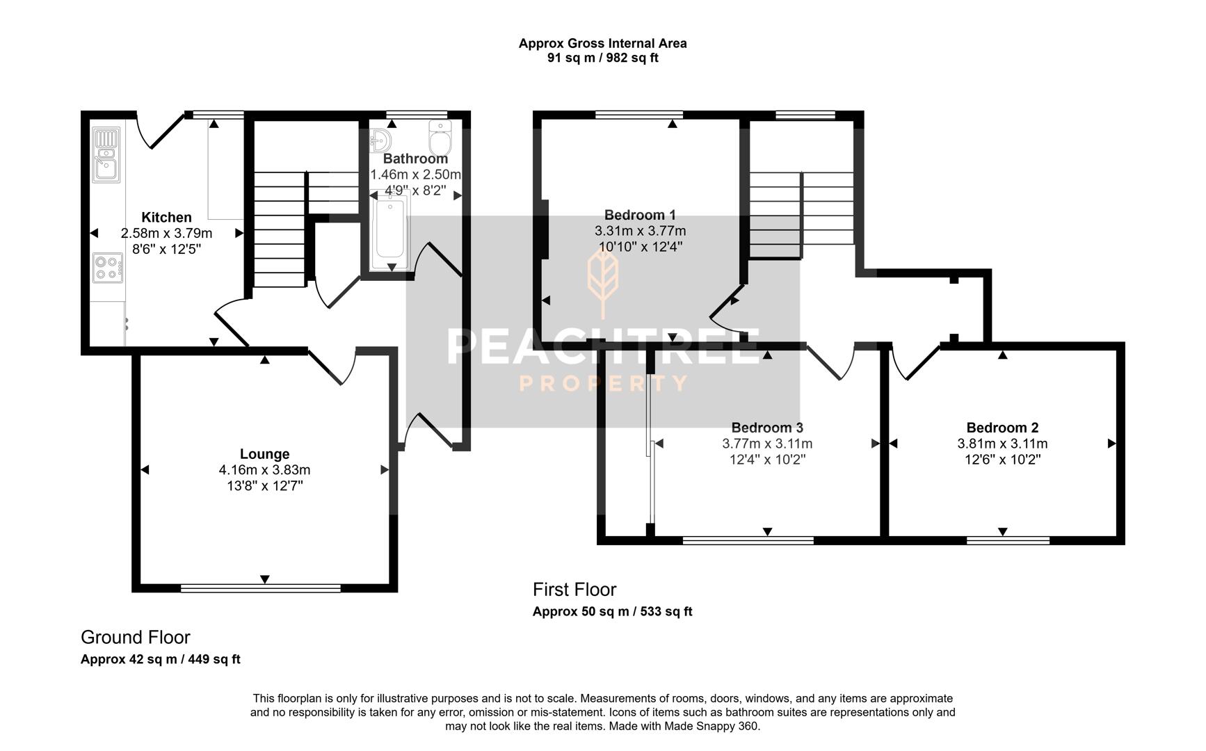 103, Selvieland Road, Glasgow floorplan