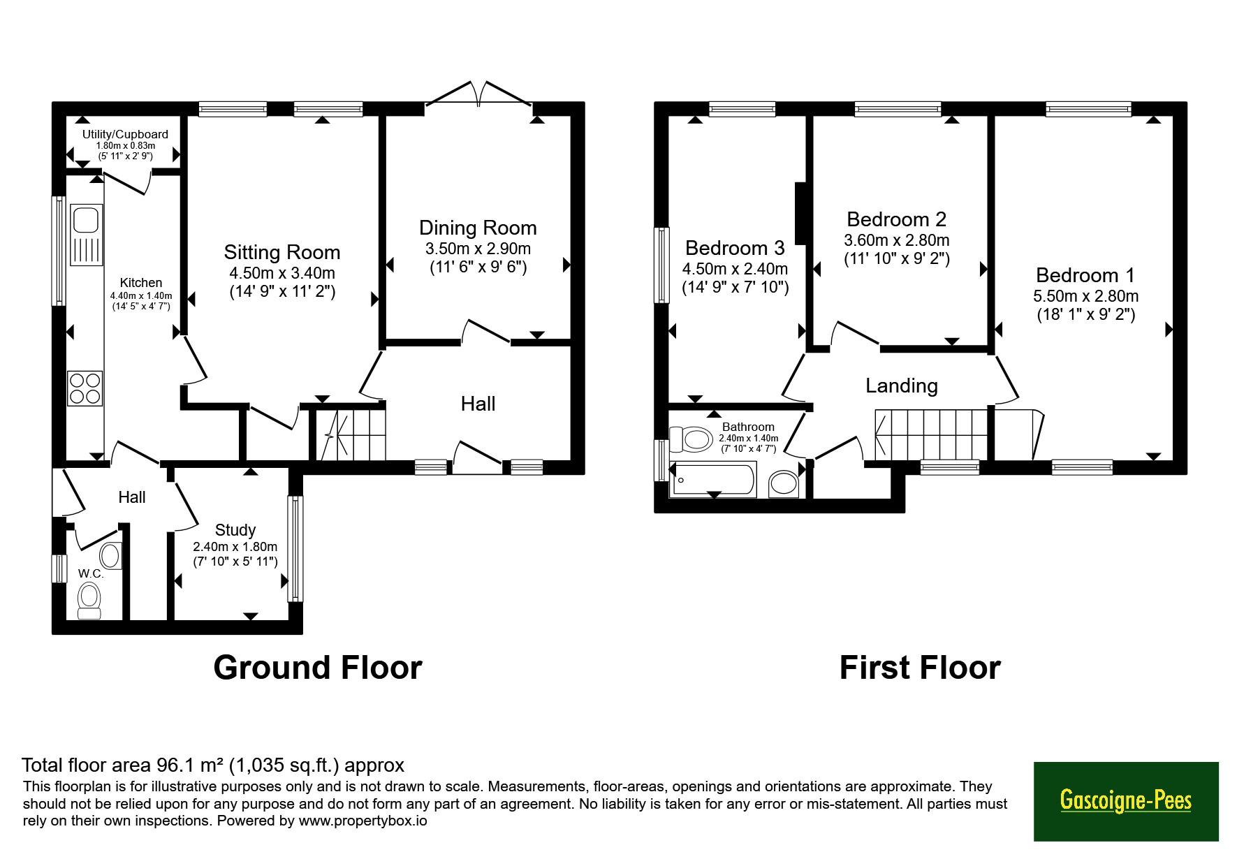 7, Oakfield Road, Horsham floorplan