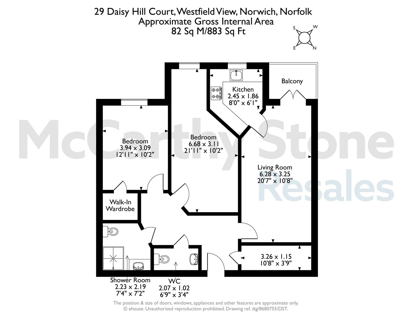 29 Daisy Hill Court, Westfield View, Norwich floorplan