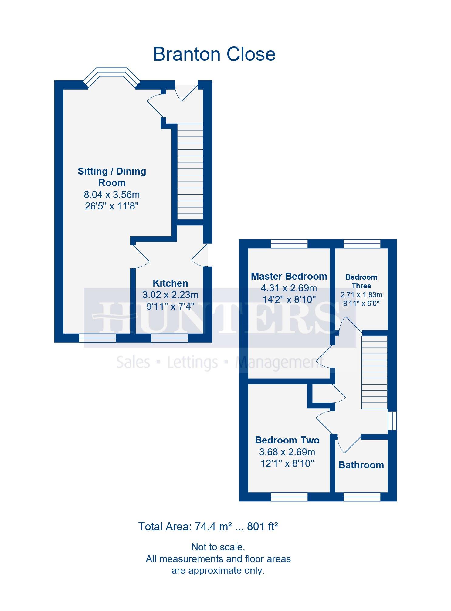 3 Bedrooms Semi-detached house for sale in Branton Close, Great Ouseburn, York YO26