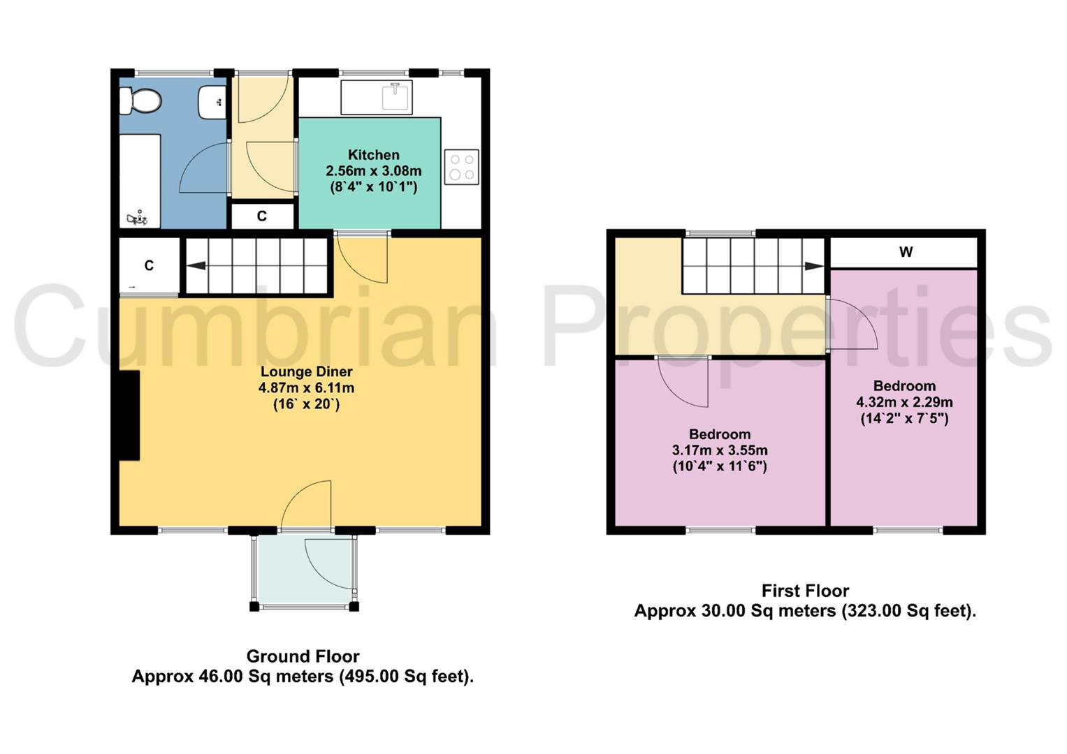 2, Mellfell View, Penrith floorplan