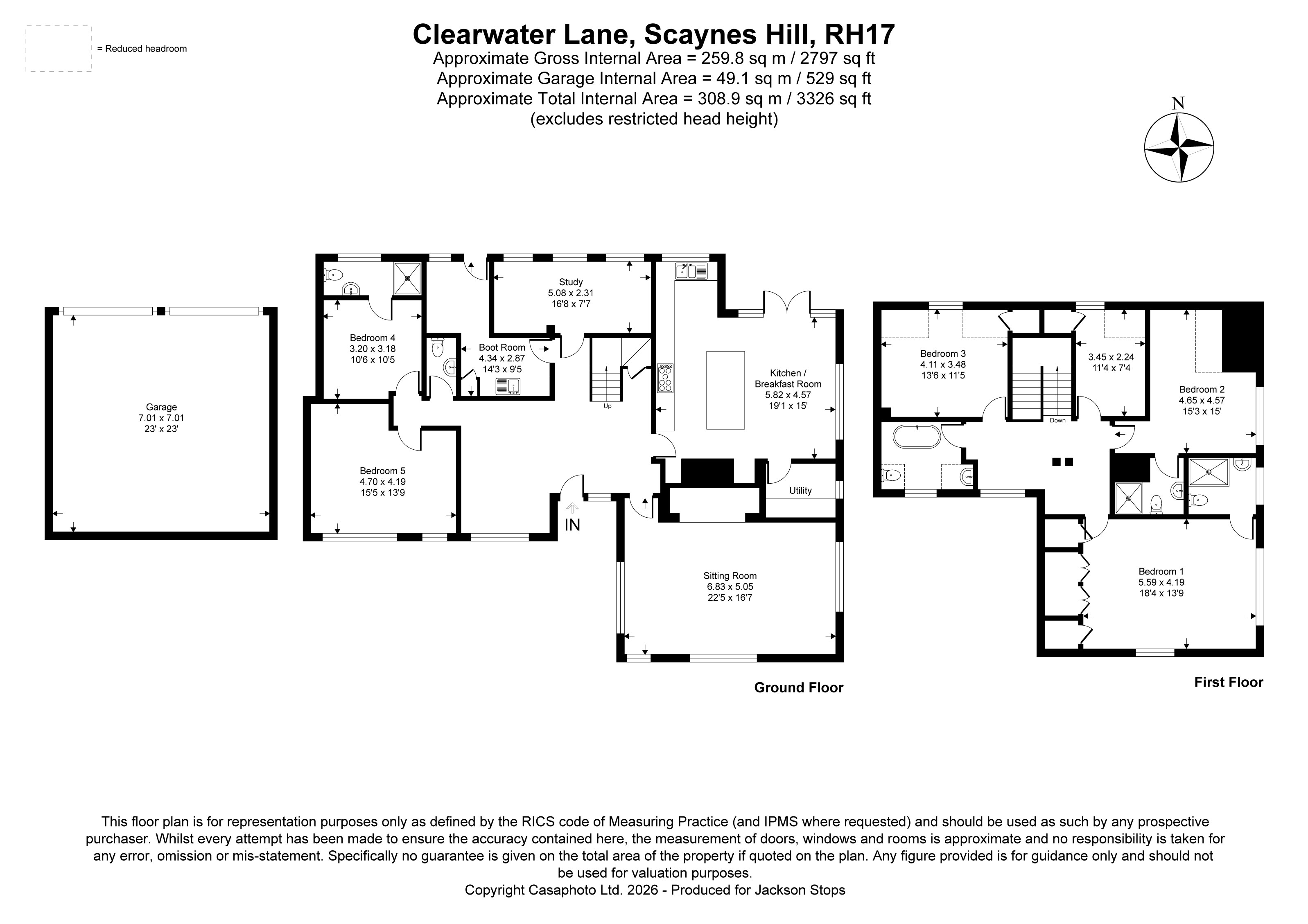 Gransdene,, Clearwater Lane, Scaynes Hill floorplan