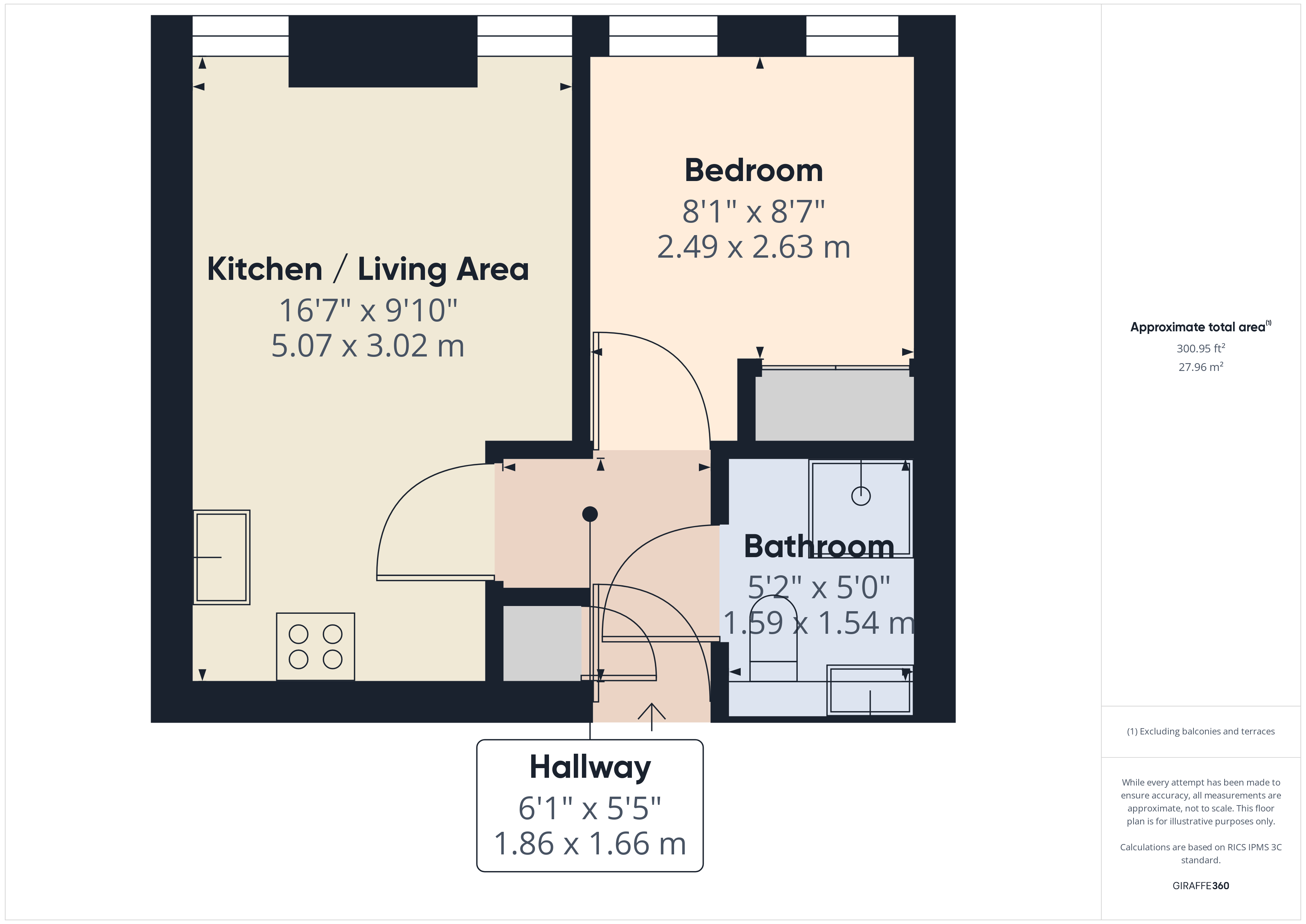 2, Verve Apartments, Romford floorplan