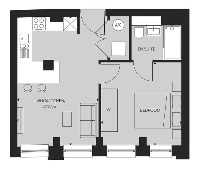 One One Six (Plot 64), Cockfosters Road, Barnet floorplan
