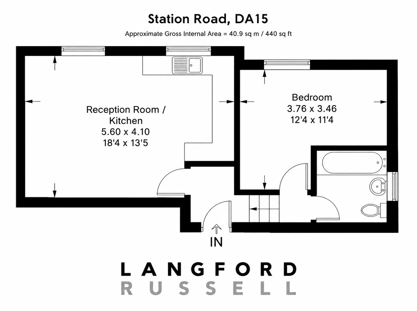 Flat 4, 33D, Station Road, Sidcup floorplan