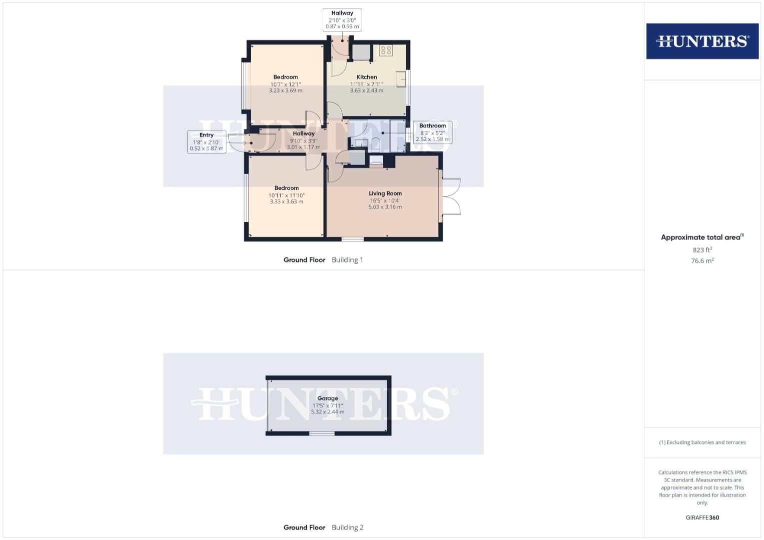 8, Linton Close, Filey floorplan