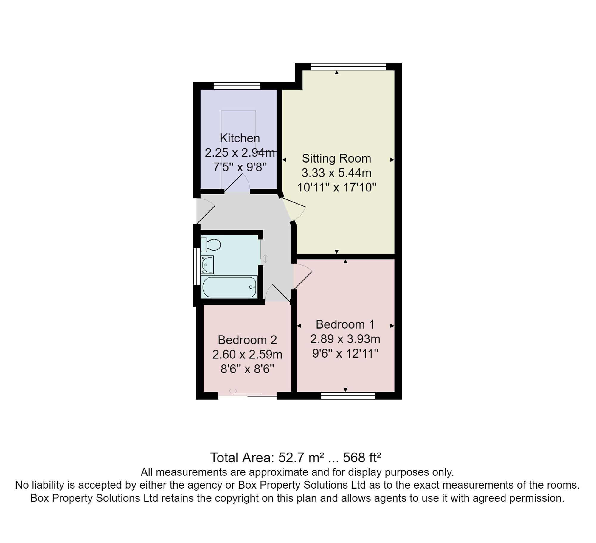 13 Meadow Croft, Harrogate floorplan