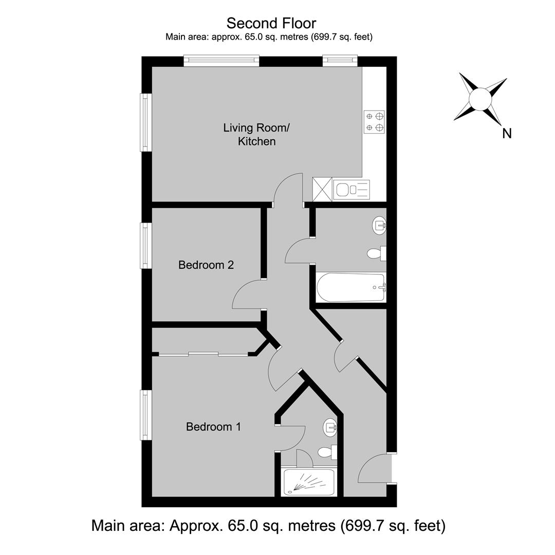 61, Olympia Way, Whitstable floorplan