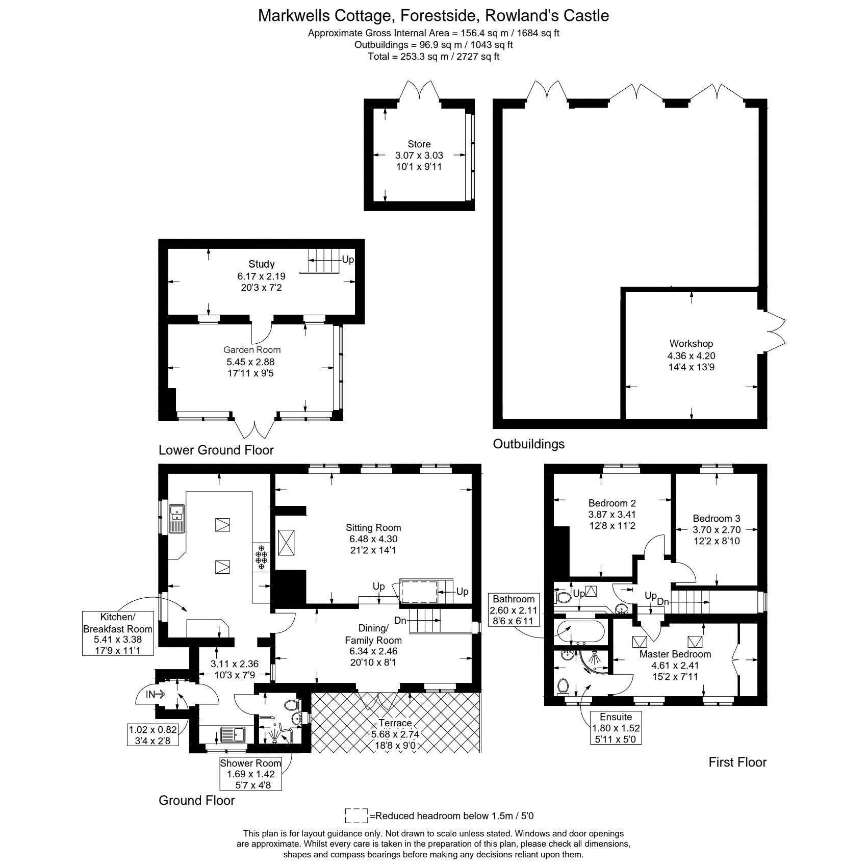 Markwells Cottage, Rowlands Castle floorplan
