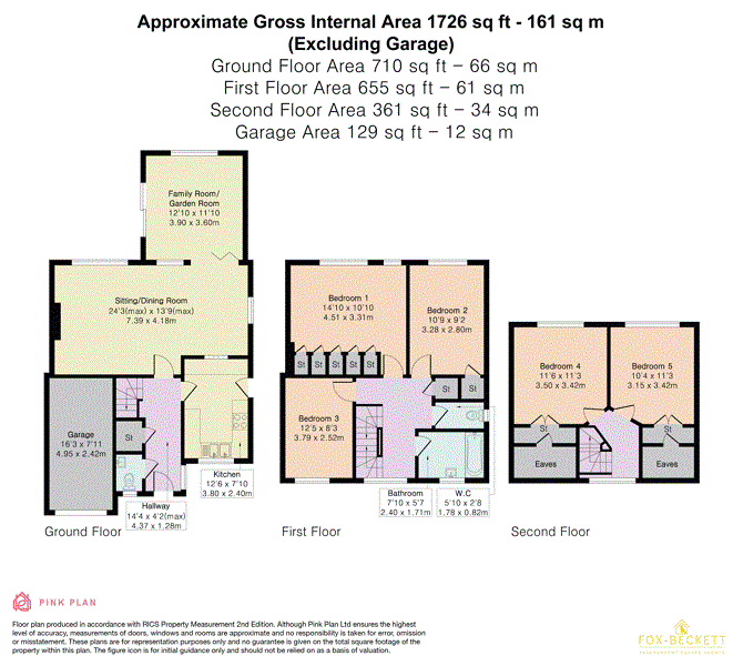 15, The Ridgeway, Reading floorplan