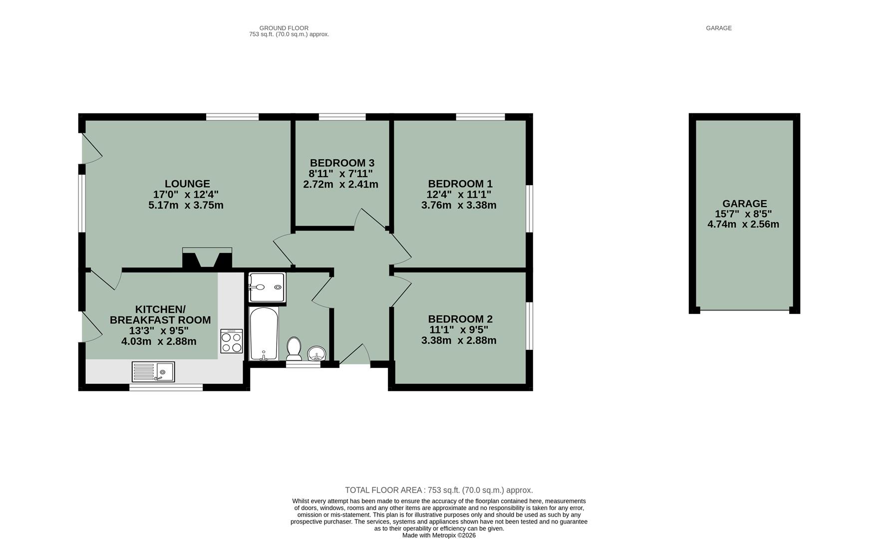 Yew Trees, West End, Brightwell-Cum-Sotwell floorplan