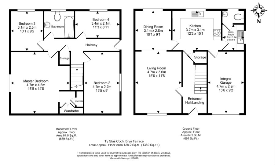 4 Bedrooms  for sale in Bryn Terrace, Ystrad, Pentre CF41