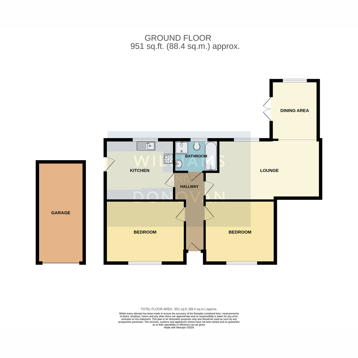 27, Common Lane, Thundersley floorplan