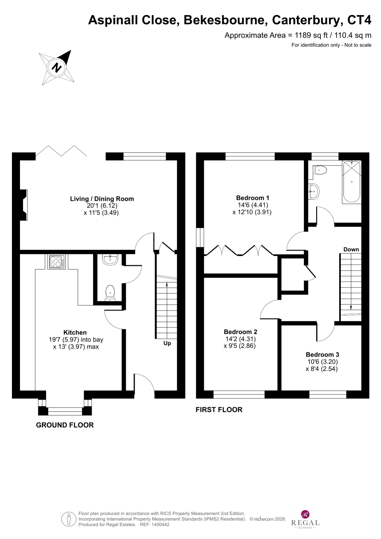 11 Aspinall Close, Bekesbourne, Canterbury floorplan