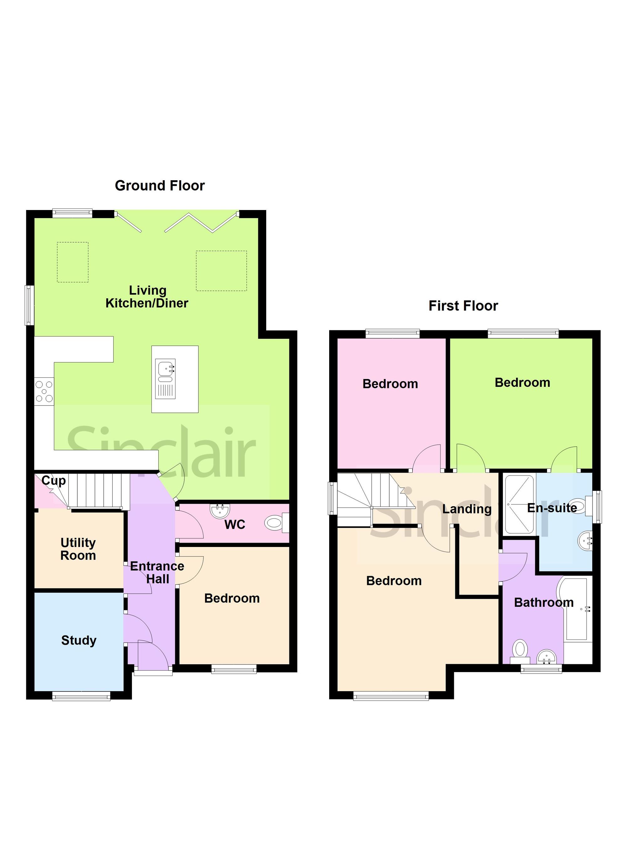 4 Garganey Close, Coalville floorplan