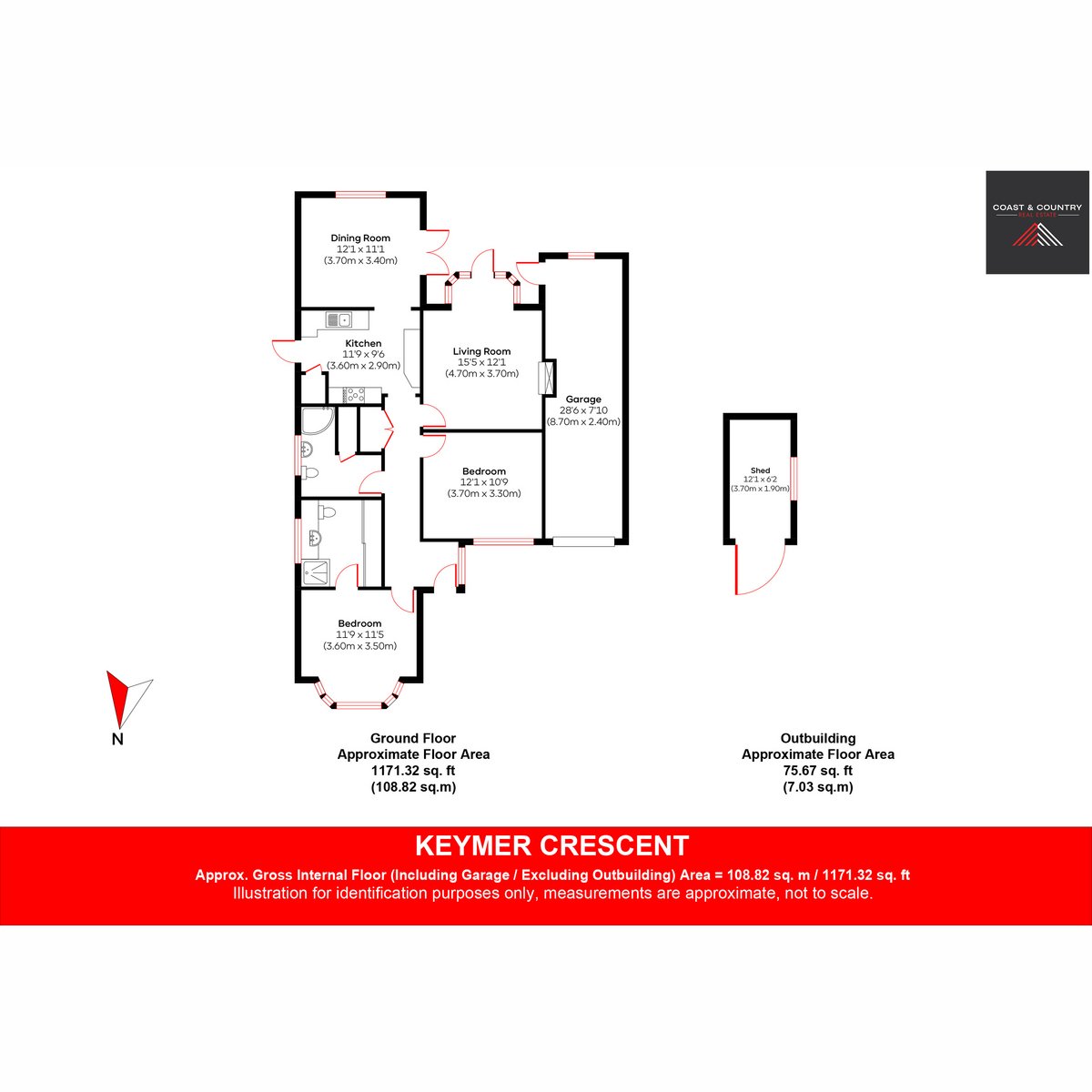 19, Keymer Crescent, Goring by Sea floorplan