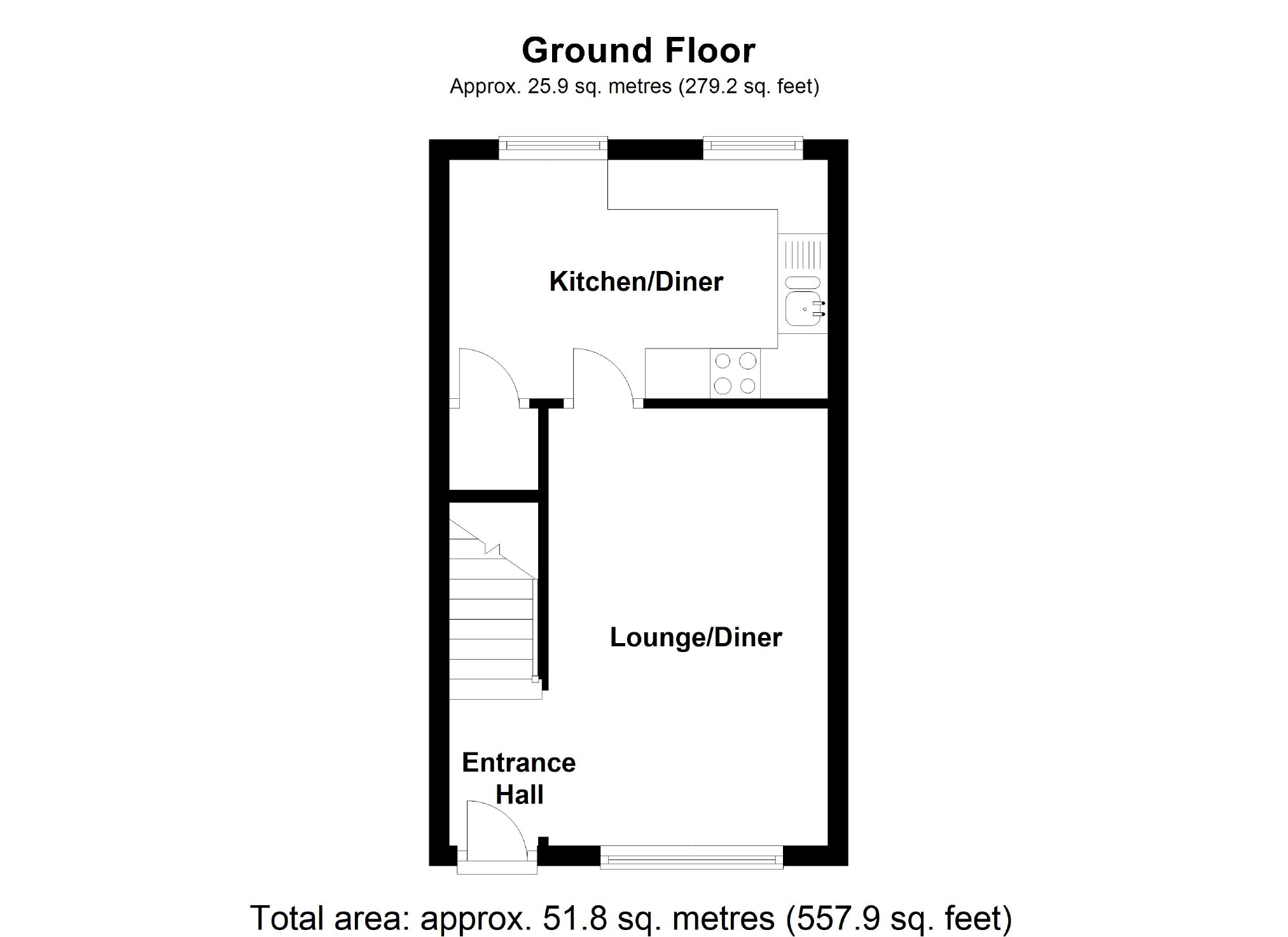 2 Bedrooms Maisonette to rent in Bradwell Common Boulevard, Bradwell Common, Milton Keynes MK13