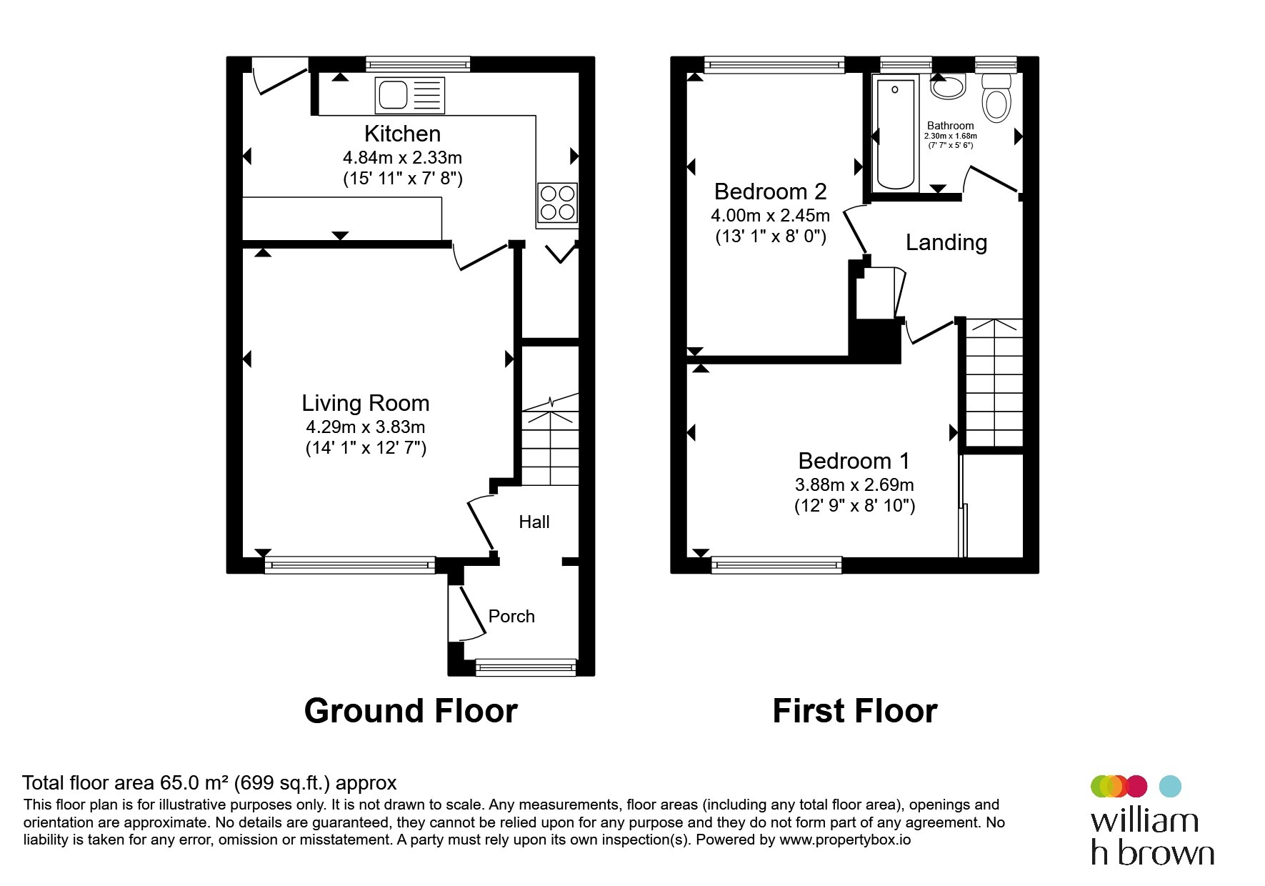 62, Stanks Gardens, Leeds floorplan