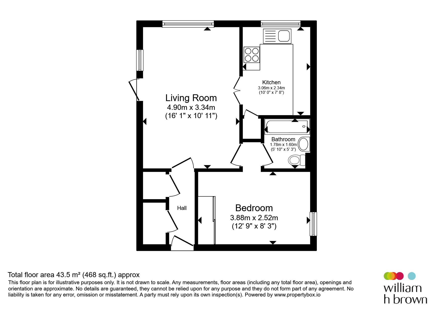 2, Marlowe Court, Renton Drive, Leeds floorplan
