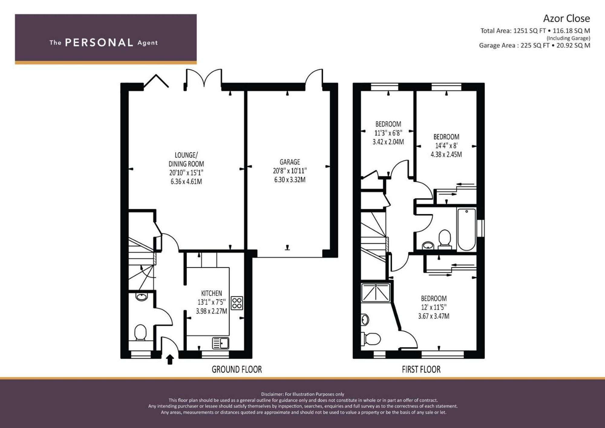 6, Azor Close, Epsom Downs floorplan