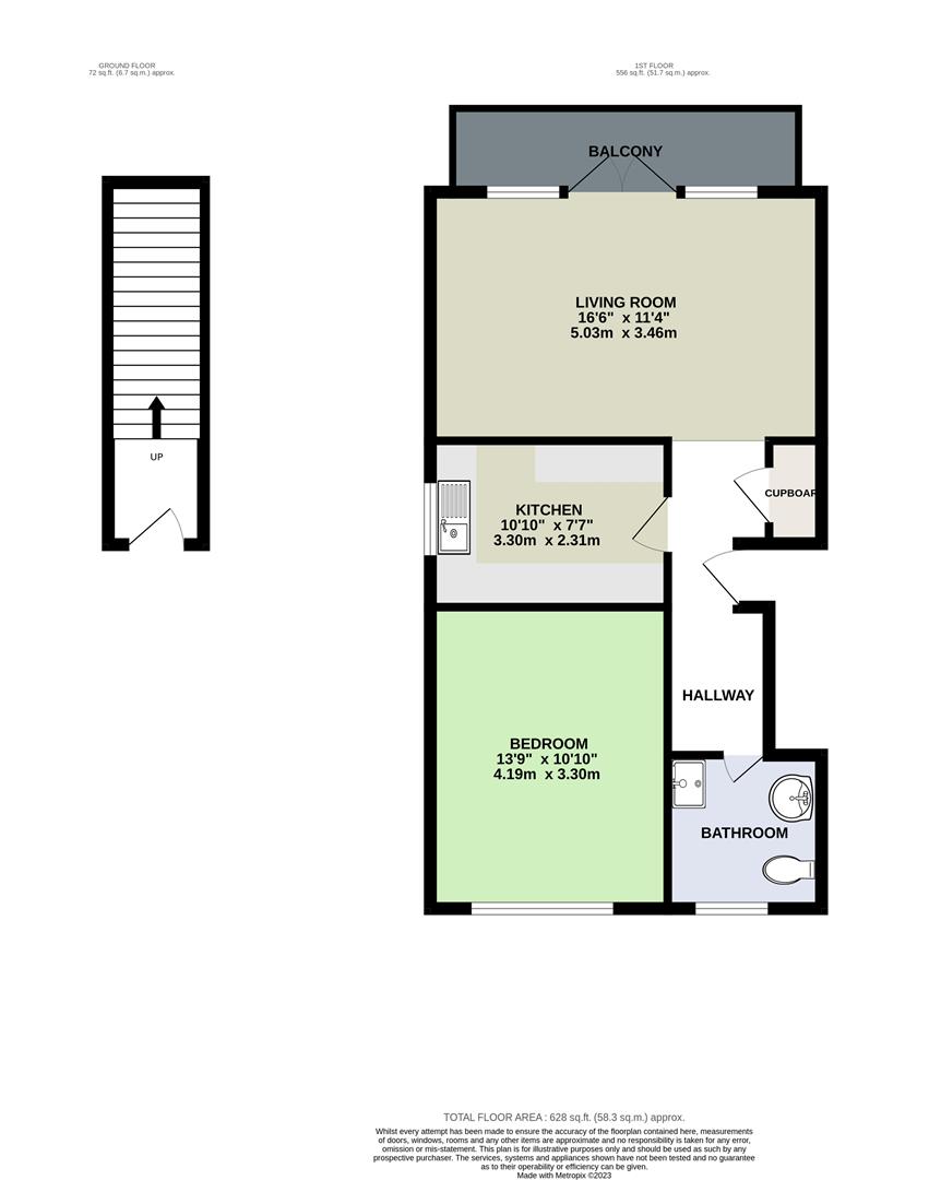 150A, Park Lane, Reading floorplan