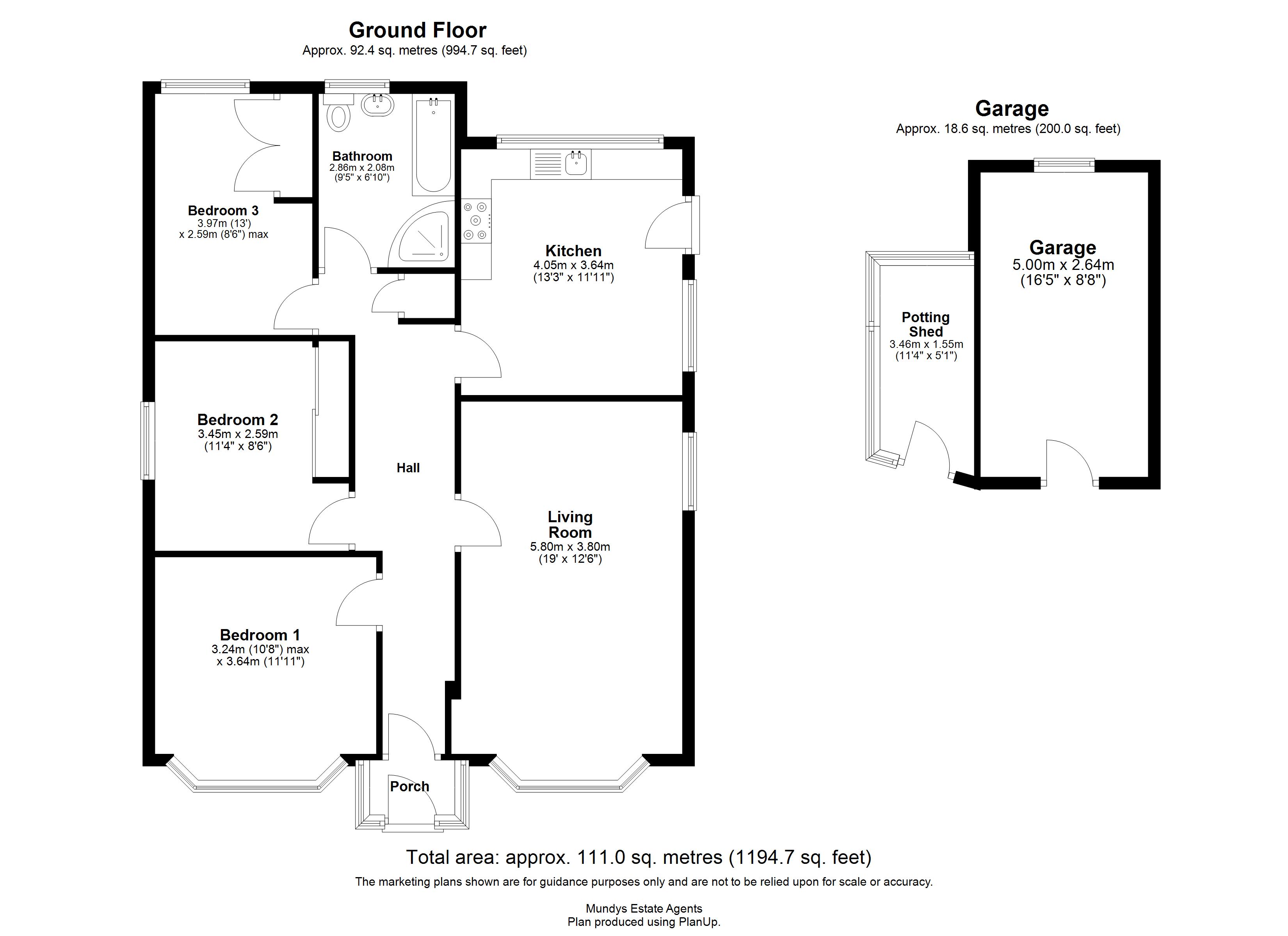 Wilton, Gainsborough Road, Market Rasen floorplan