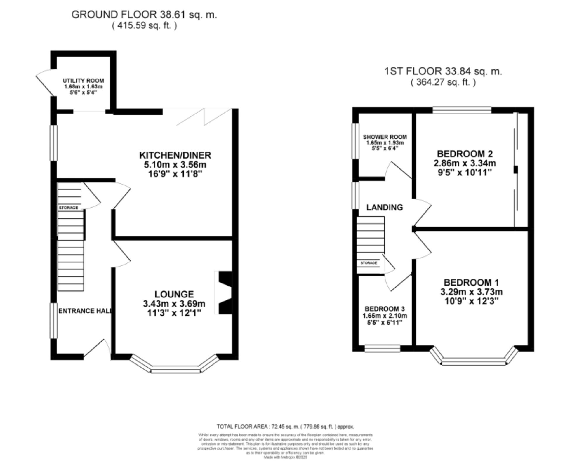 54 Kelvin Avenue, Stoke-On-Trent floorplan