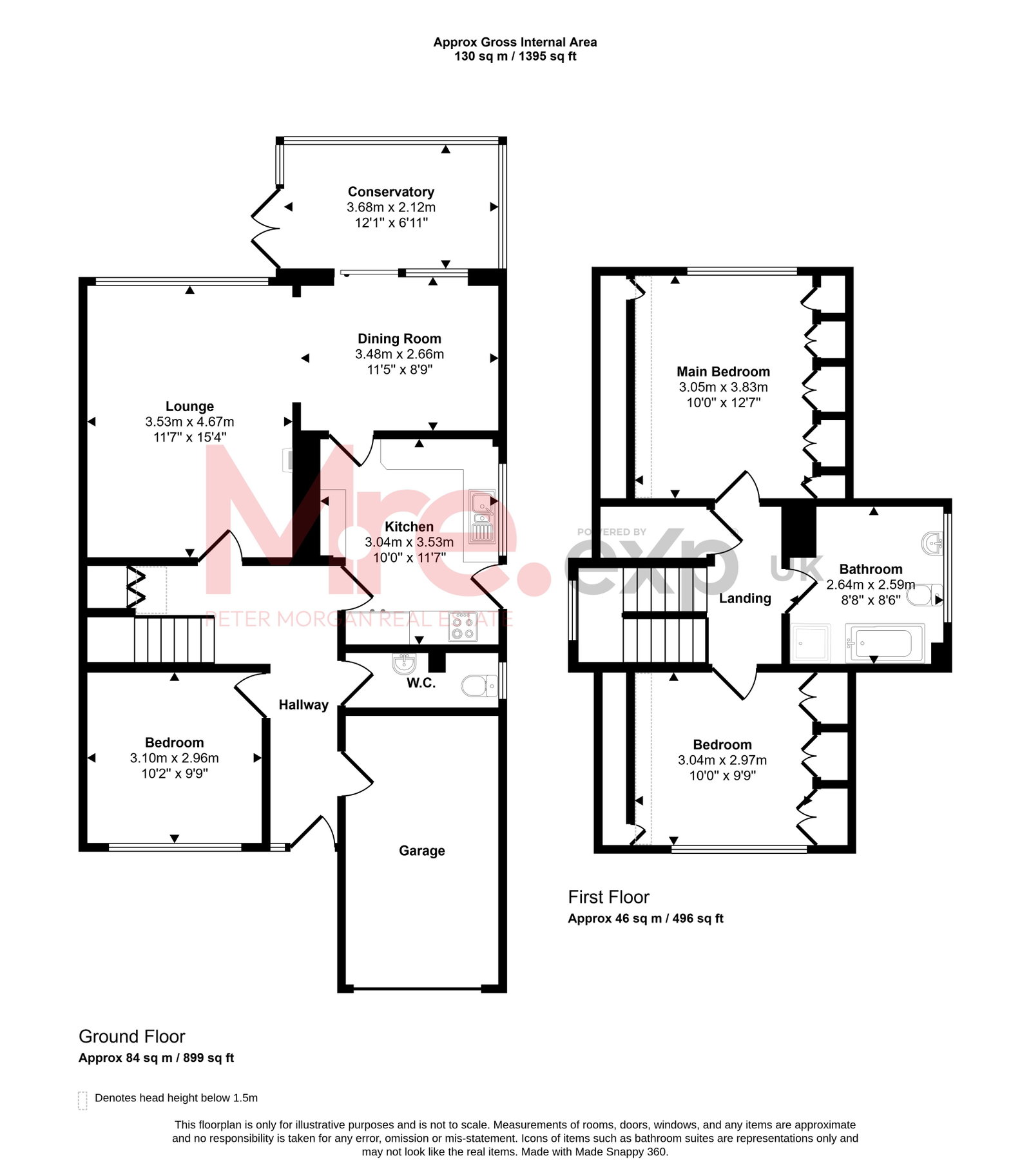 Gelli Geiros, Swansea floorplan
