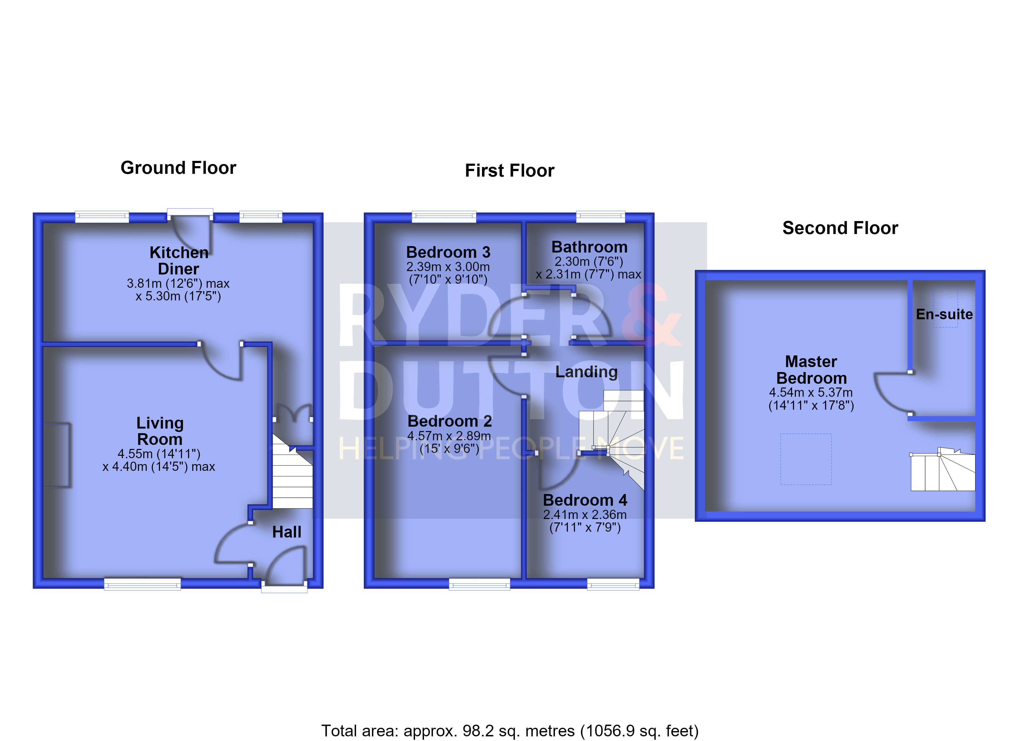 3, Derwent Road, Holmfirth floorplan