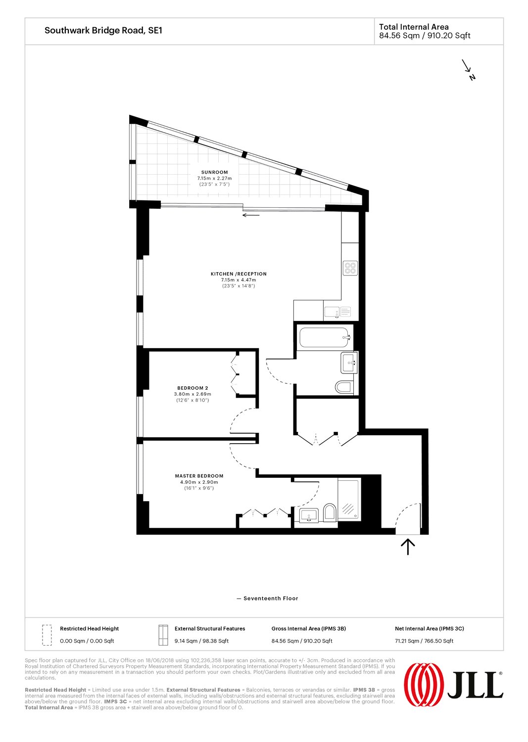 2 Bedrooms Flat to rent in Southwark Bridge Road, London SE1