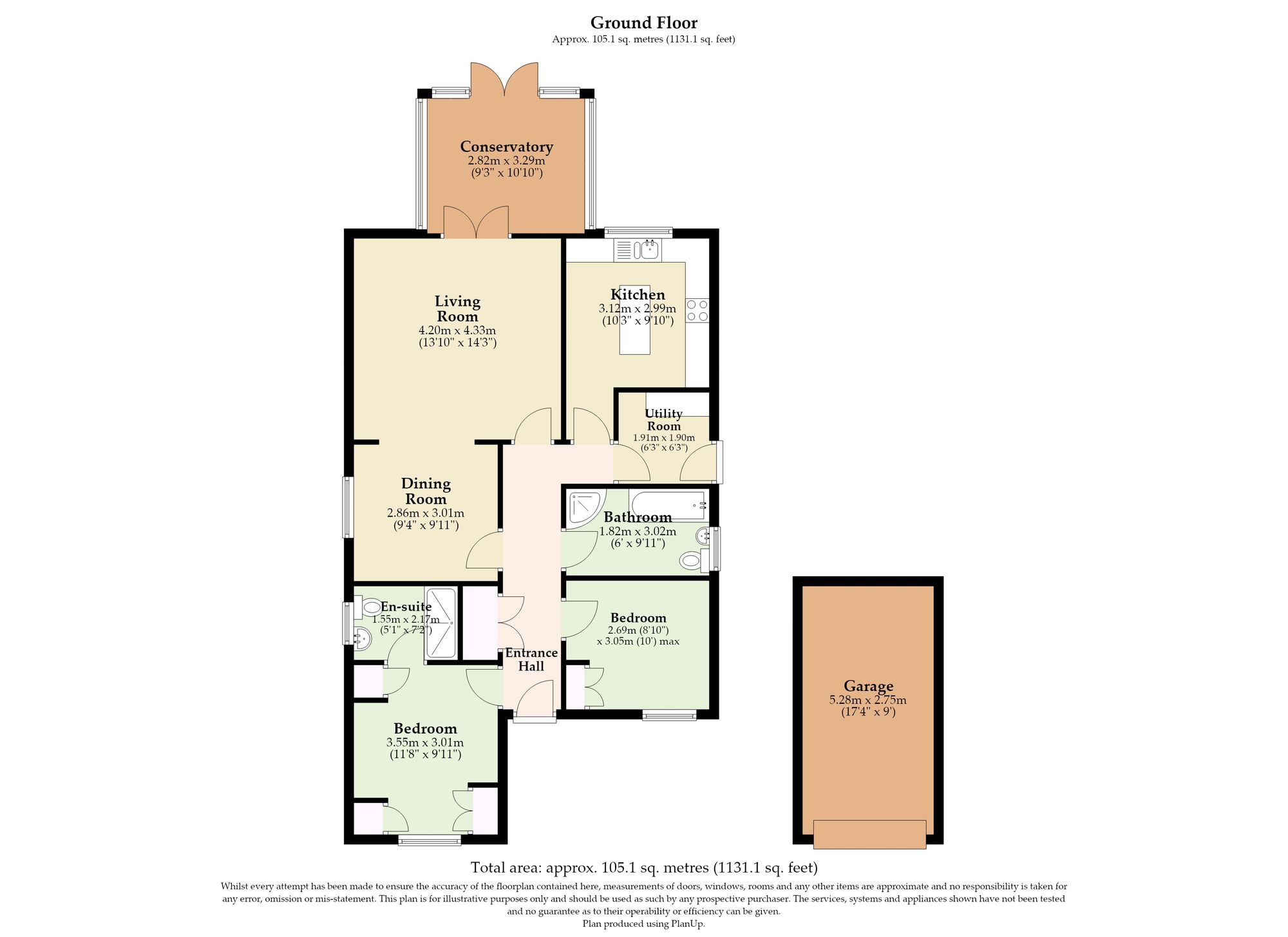 2 Olde Thatche Close, Great Yarmouth floorplan