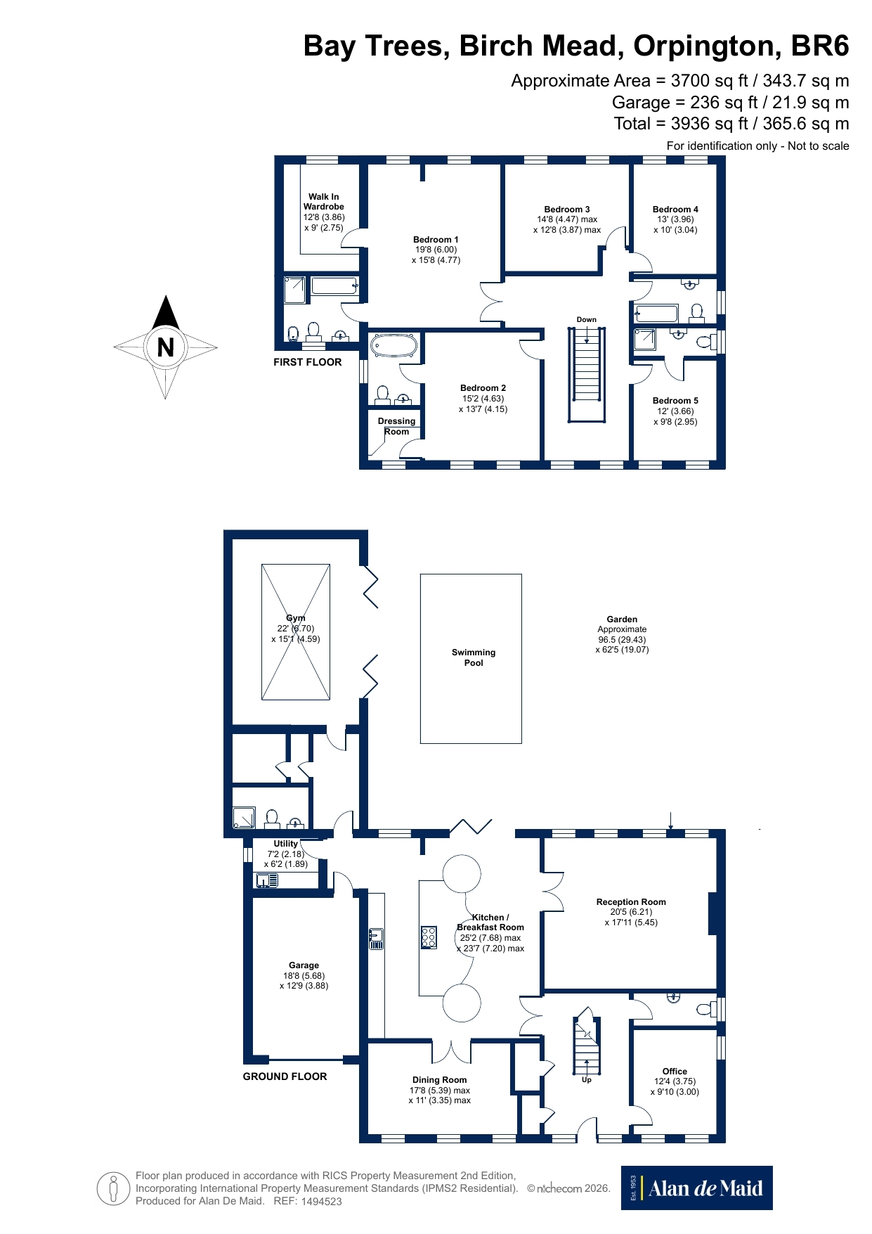 Bay Trees,, Birch Mead, Farnborough Park floorplan