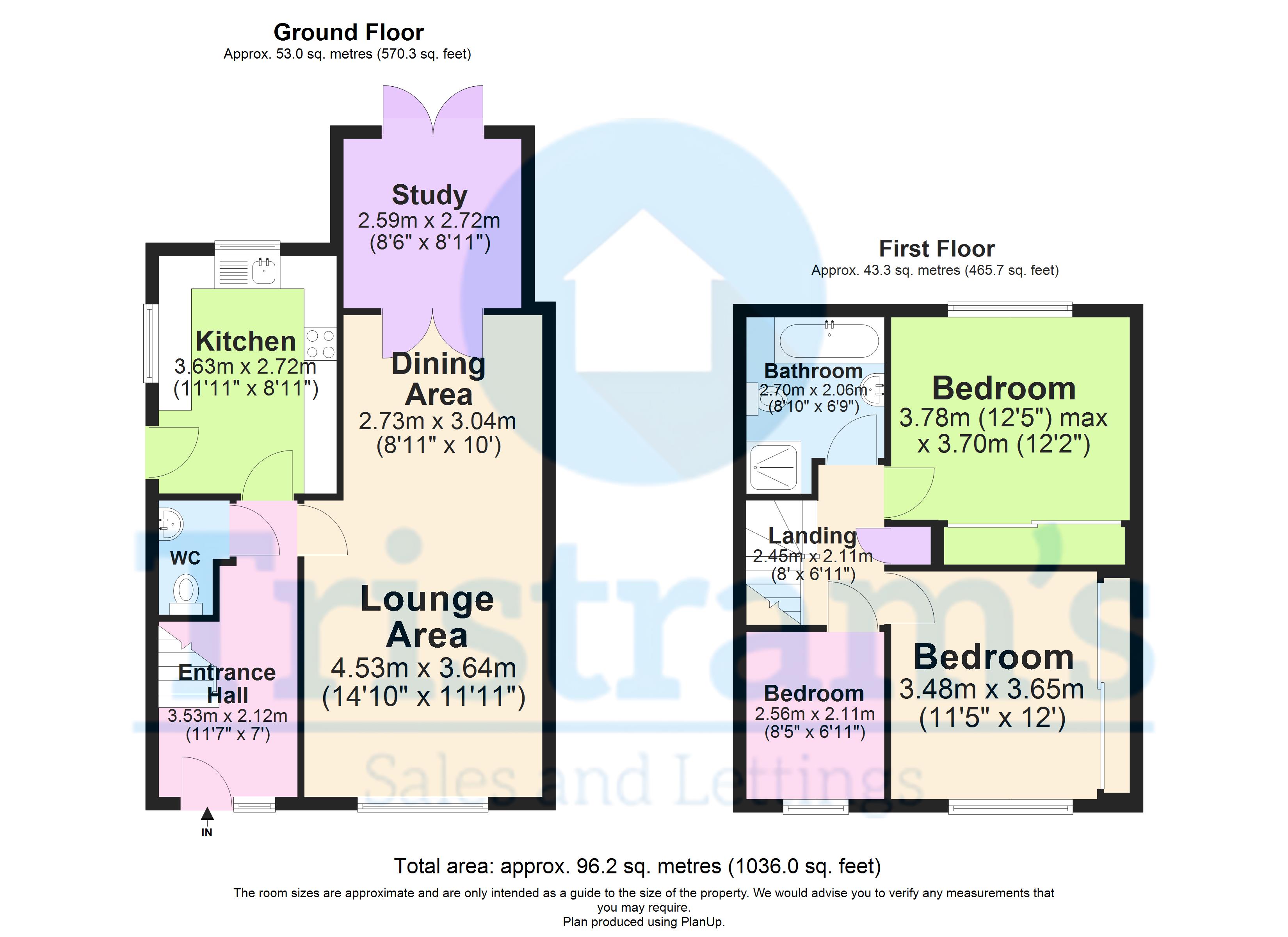 13, Darkey Lane, Nottingham floorplan