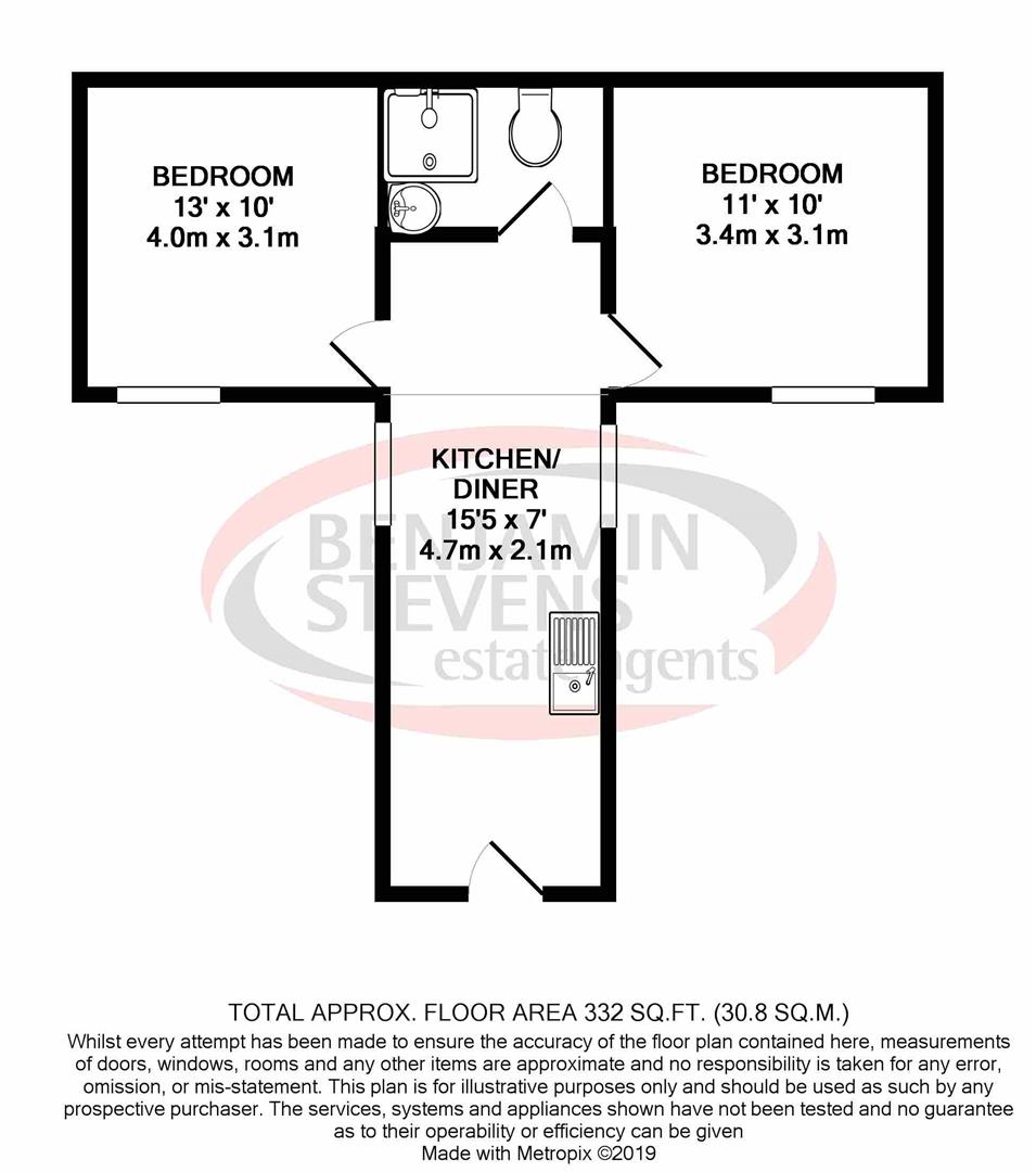 1 Bedrooms  to rent in Hillborough Road, Luton LU1