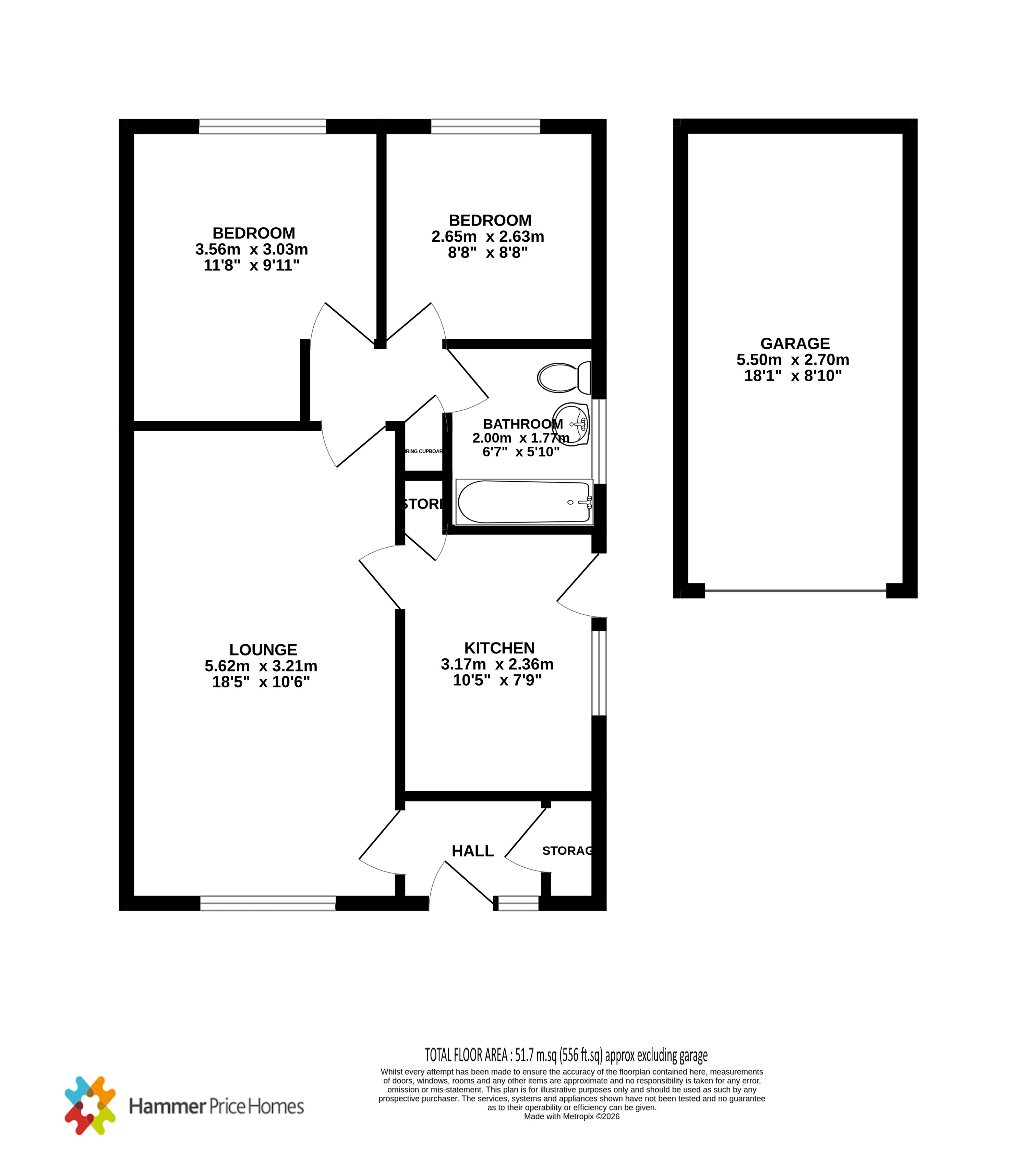 14, Coldstone Drive, St Helens floorplan