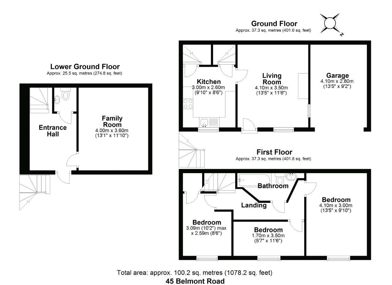 45, Belmont Road, Telford floorplan