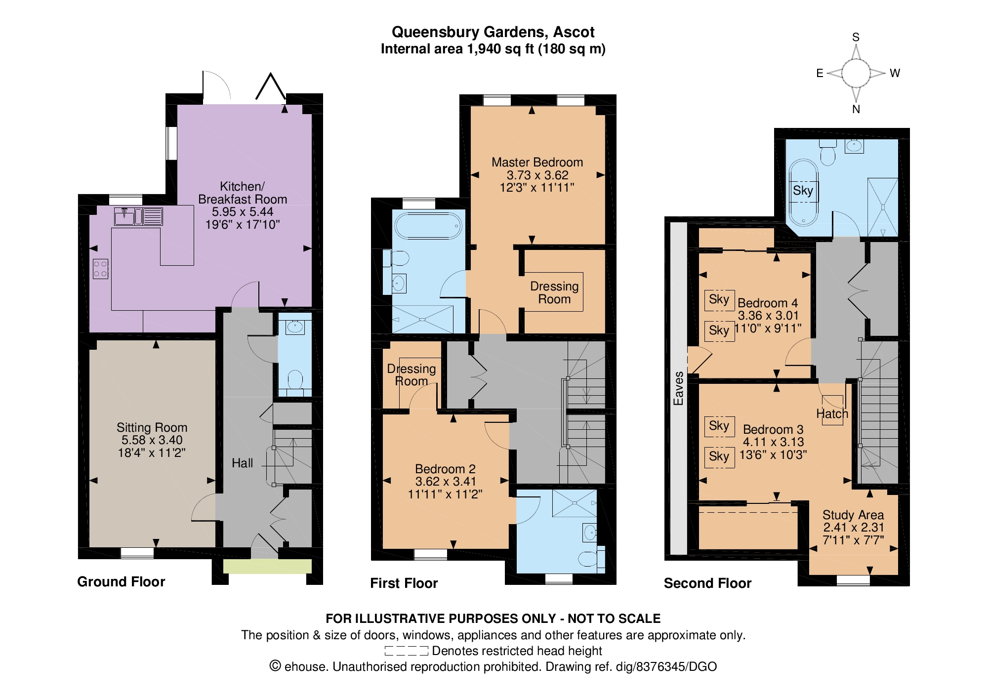 4 Bedrooms Semi-detached house for sale in Queensbury Gardens, Ascot, Berkshire SL5