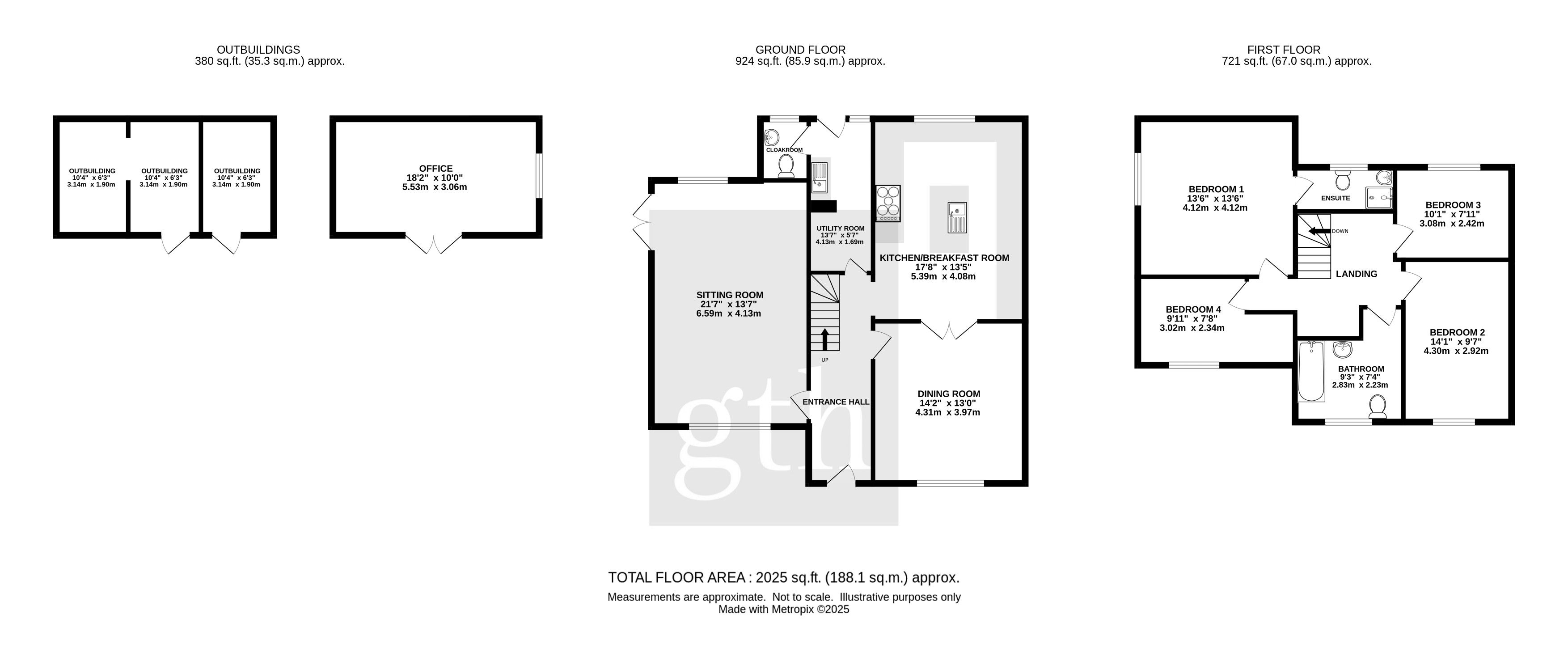 1 Golden Harvest Cottages,, Uplowman, Devon floorplan
