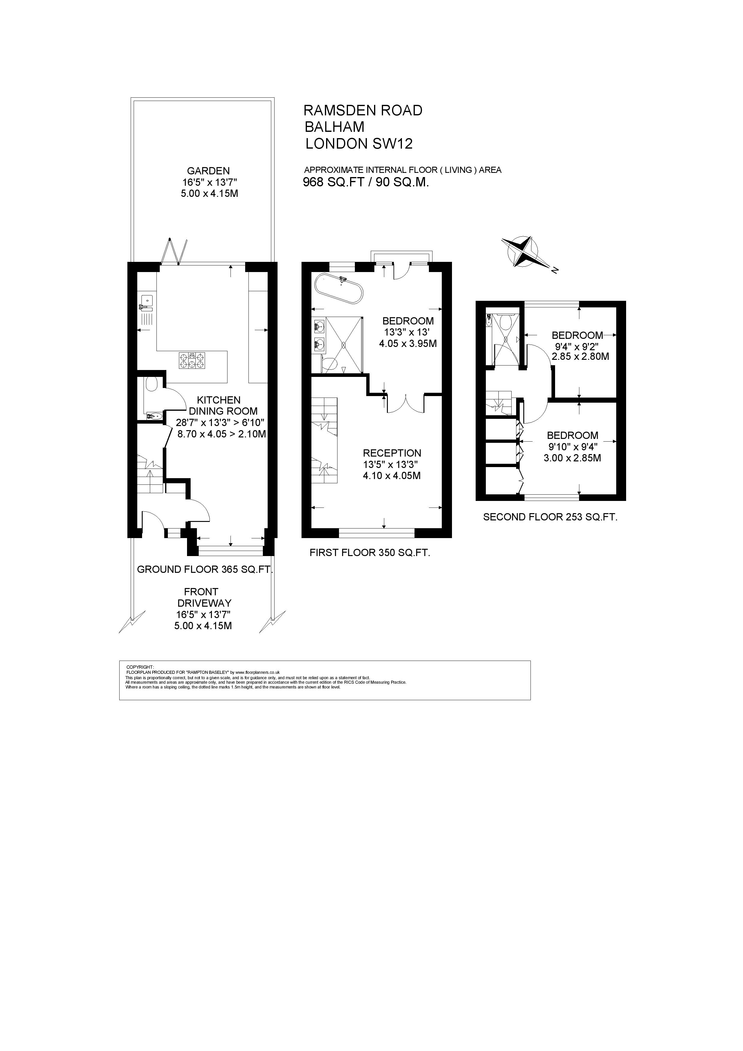165A, Ramsden Road, London floorplan
