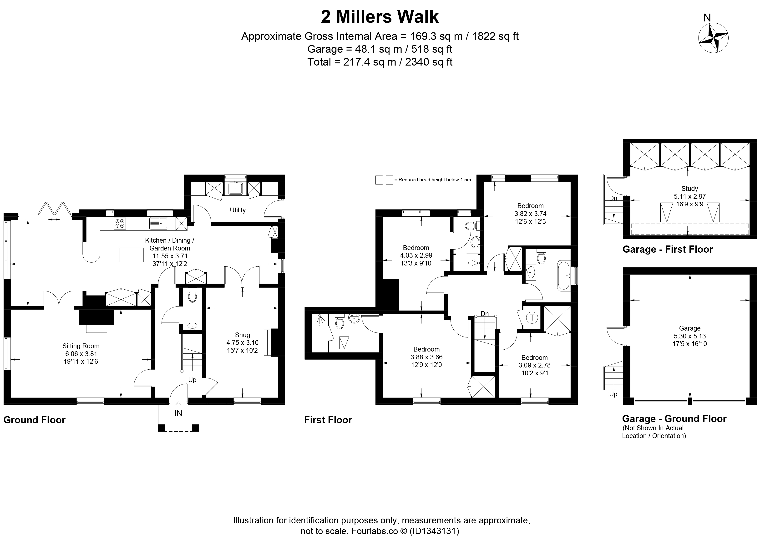 Millers Walk, Elmley Castle floorplan
