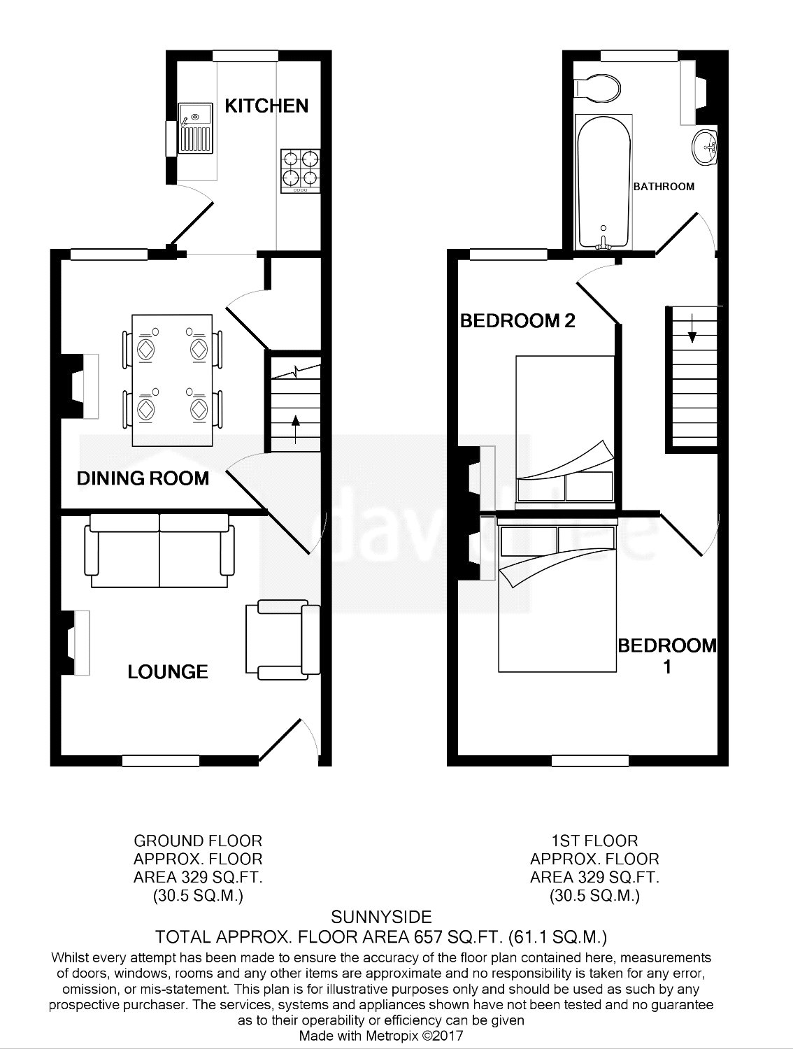 2 Bedrooms End terrace house to rent in Sunnyside, Stansted CM24