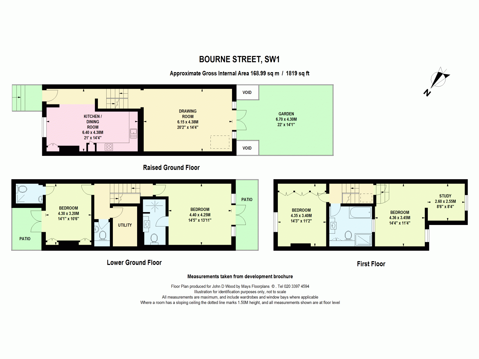 Bourne Street, Belgravia SW1W, 4 bedroom terraced house for sale