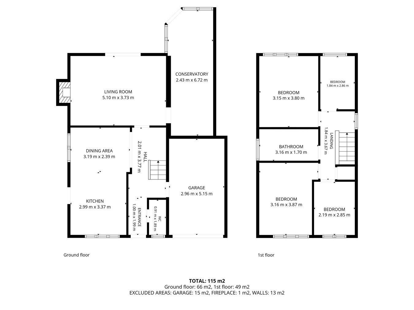 48, Stocks Road, Nottingham floorplan