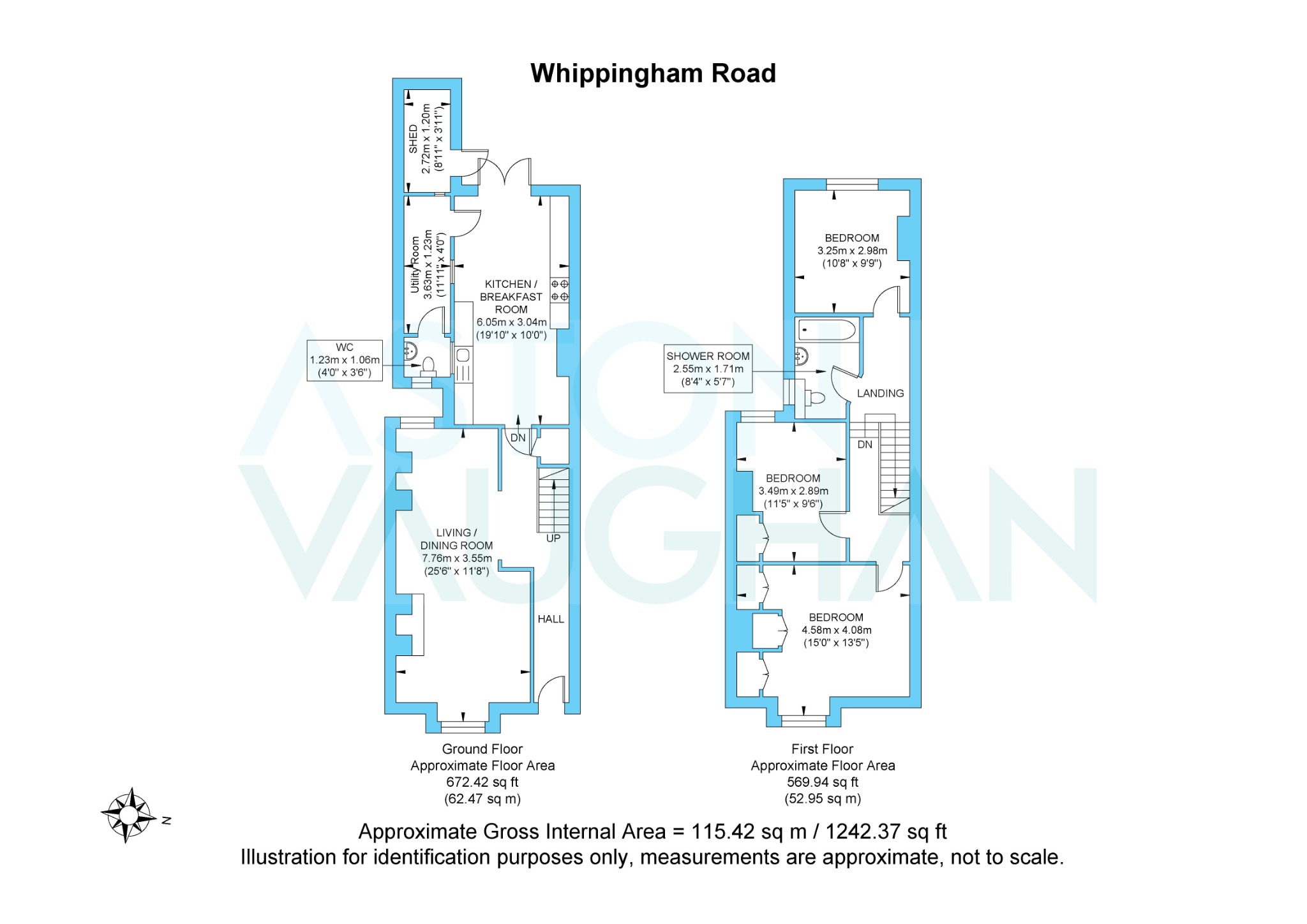 51 Whippingham Road, Brighton, East Sussex floorplan