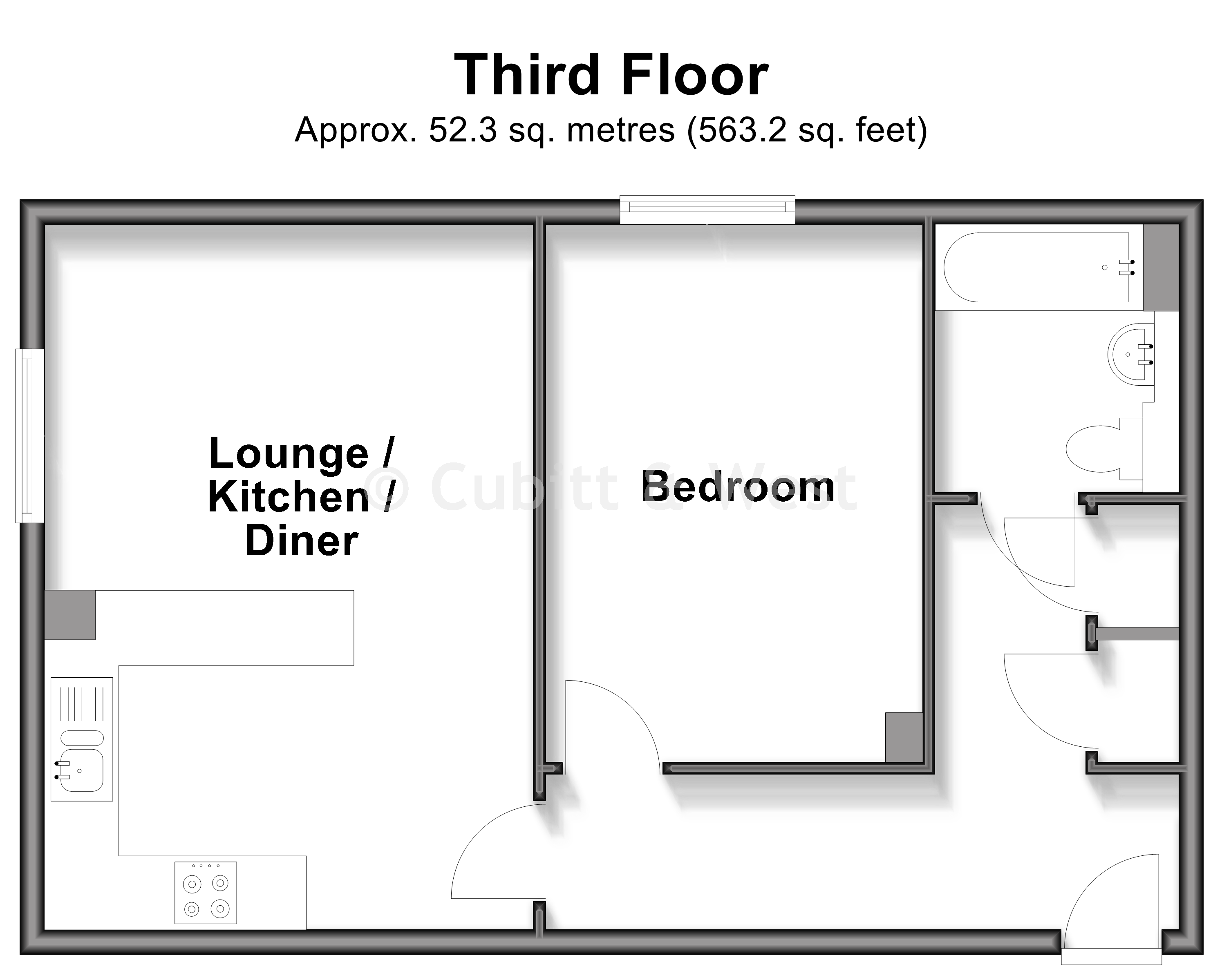 Oak Lodge, Talbot Close, Mitcham floorplan