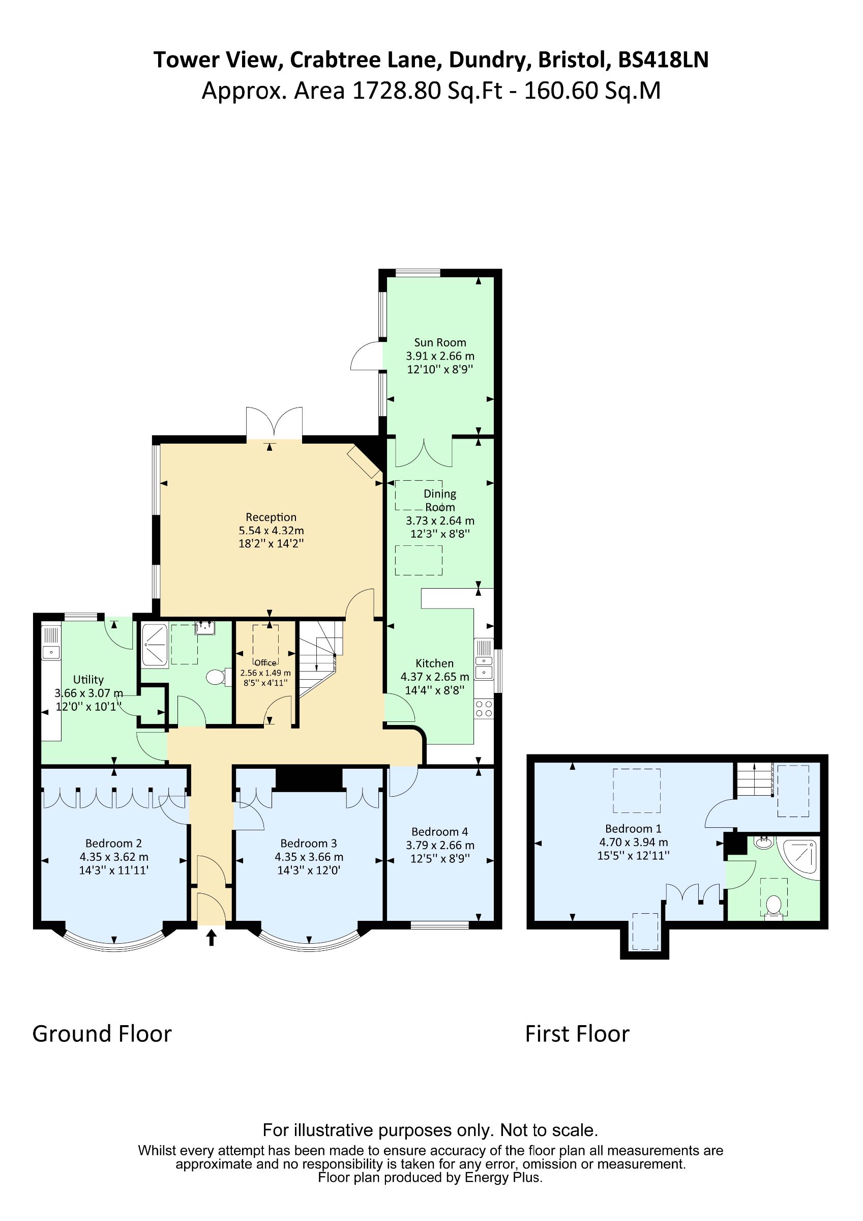 Tower View, Crabtree Lane, Bristol floorplan