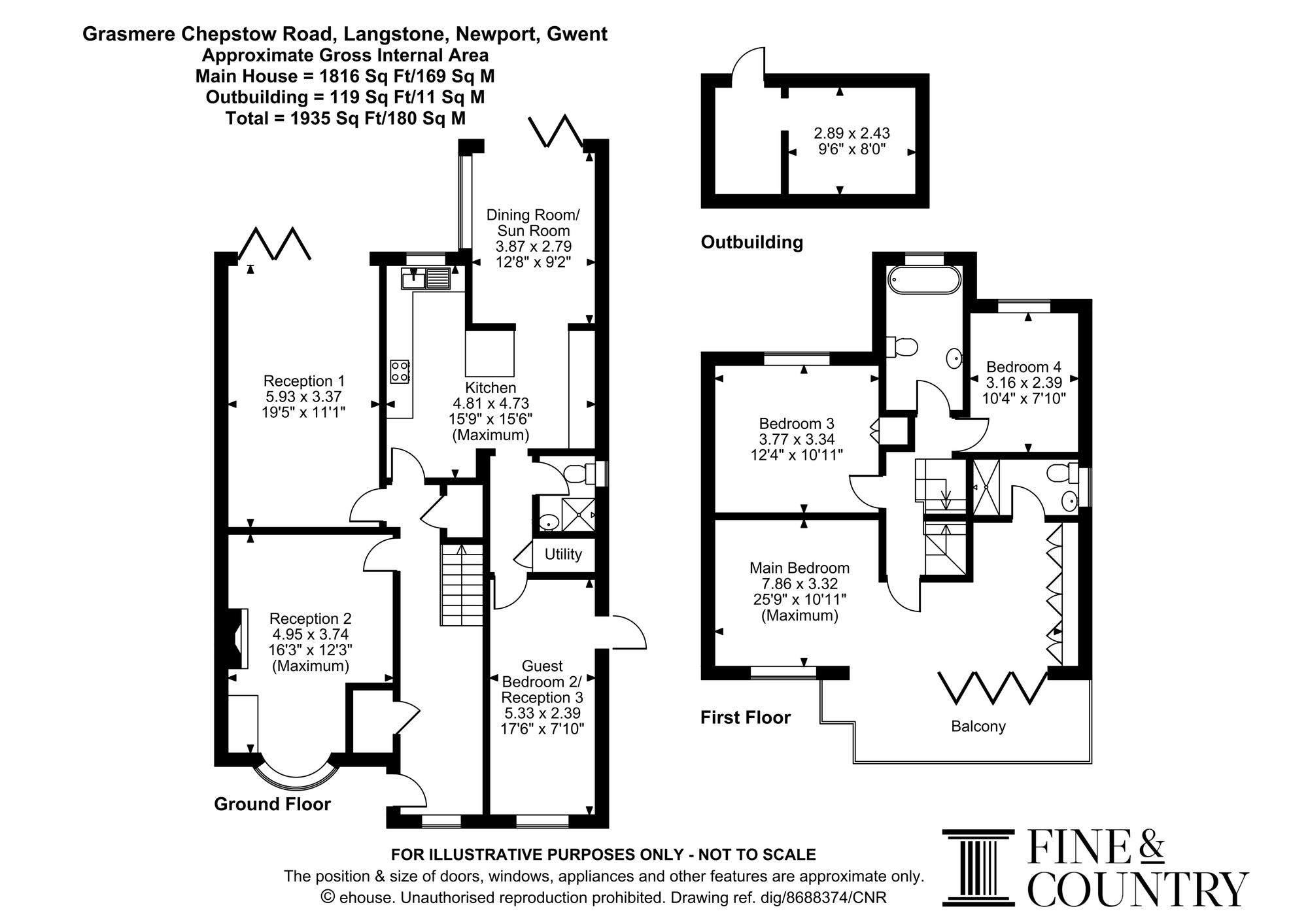 Grasmere, Newport floorplan