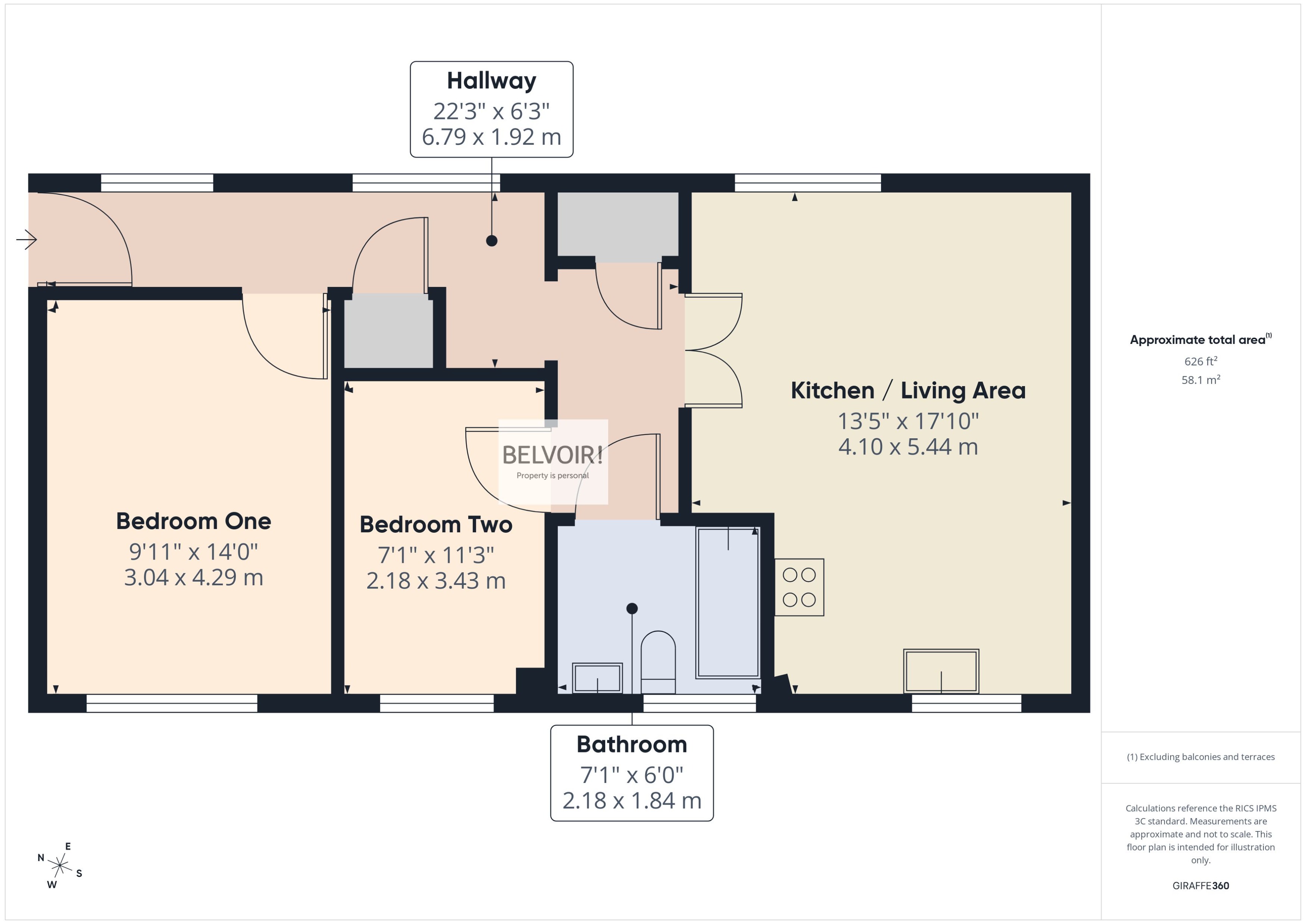 86, Queenswood Road, Sheffield floorplan