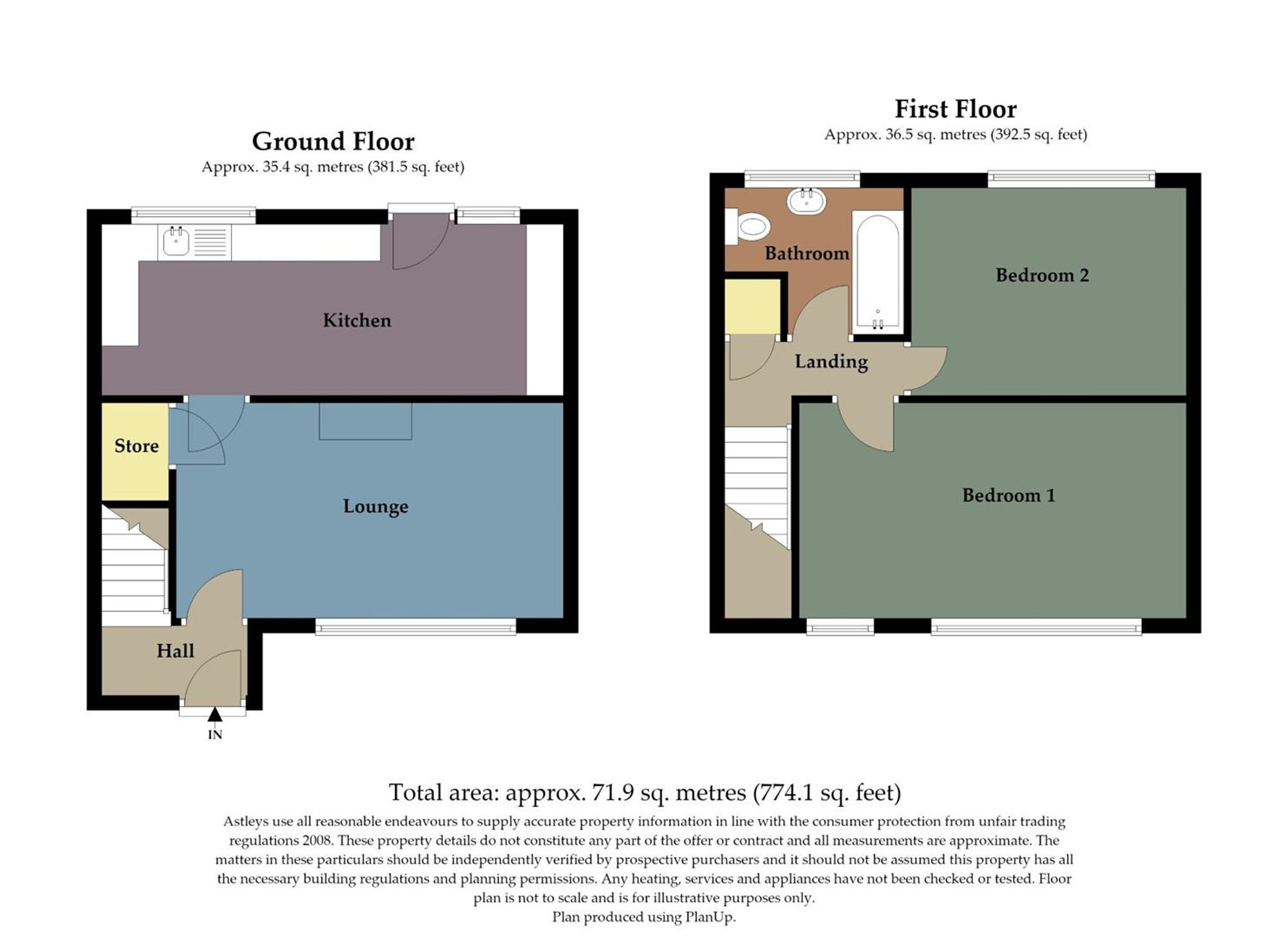 7 Sunnybank Close, Swansea floorplan