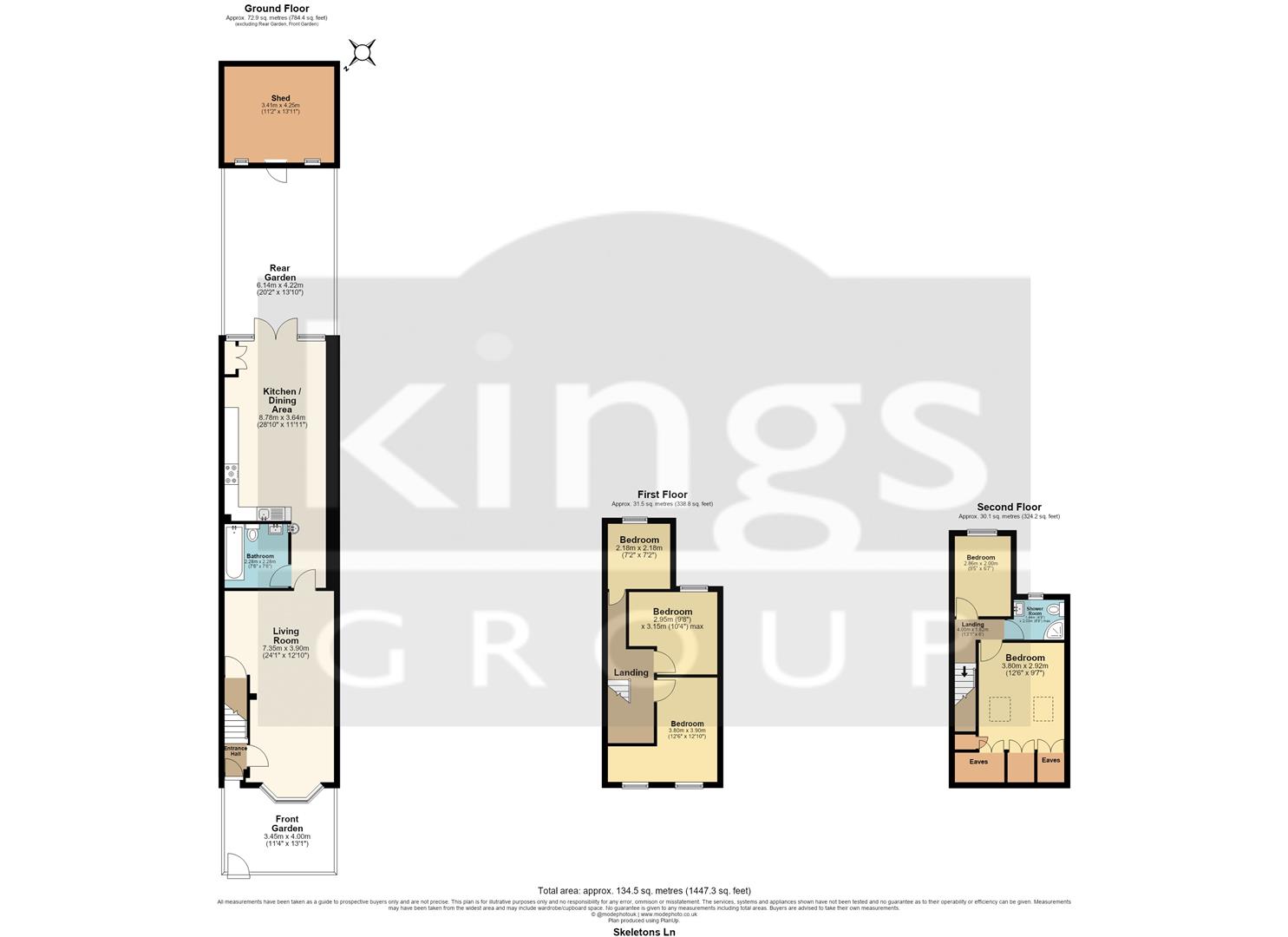 Skeltons Lane, London floorplan